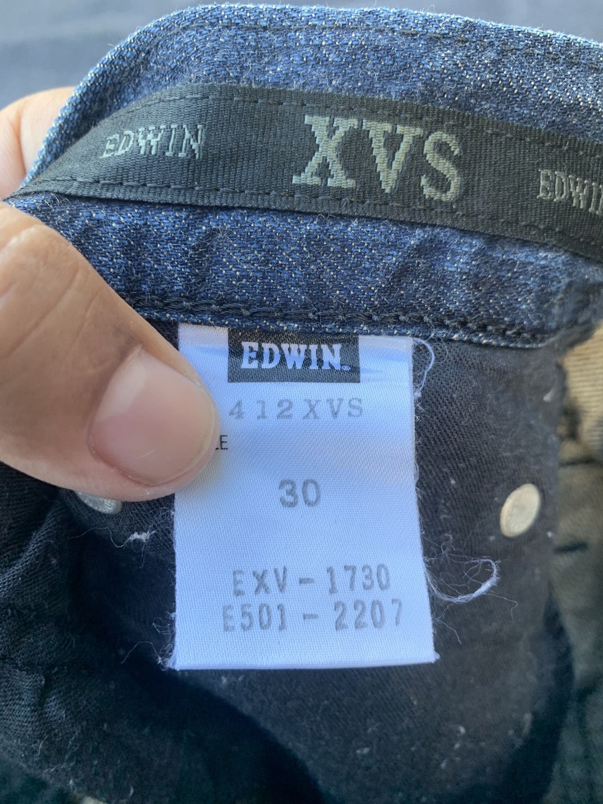 Edwin Vintage Edwin XVS nice faded. Size US 30 / EU 46 - 8 Thumbnail