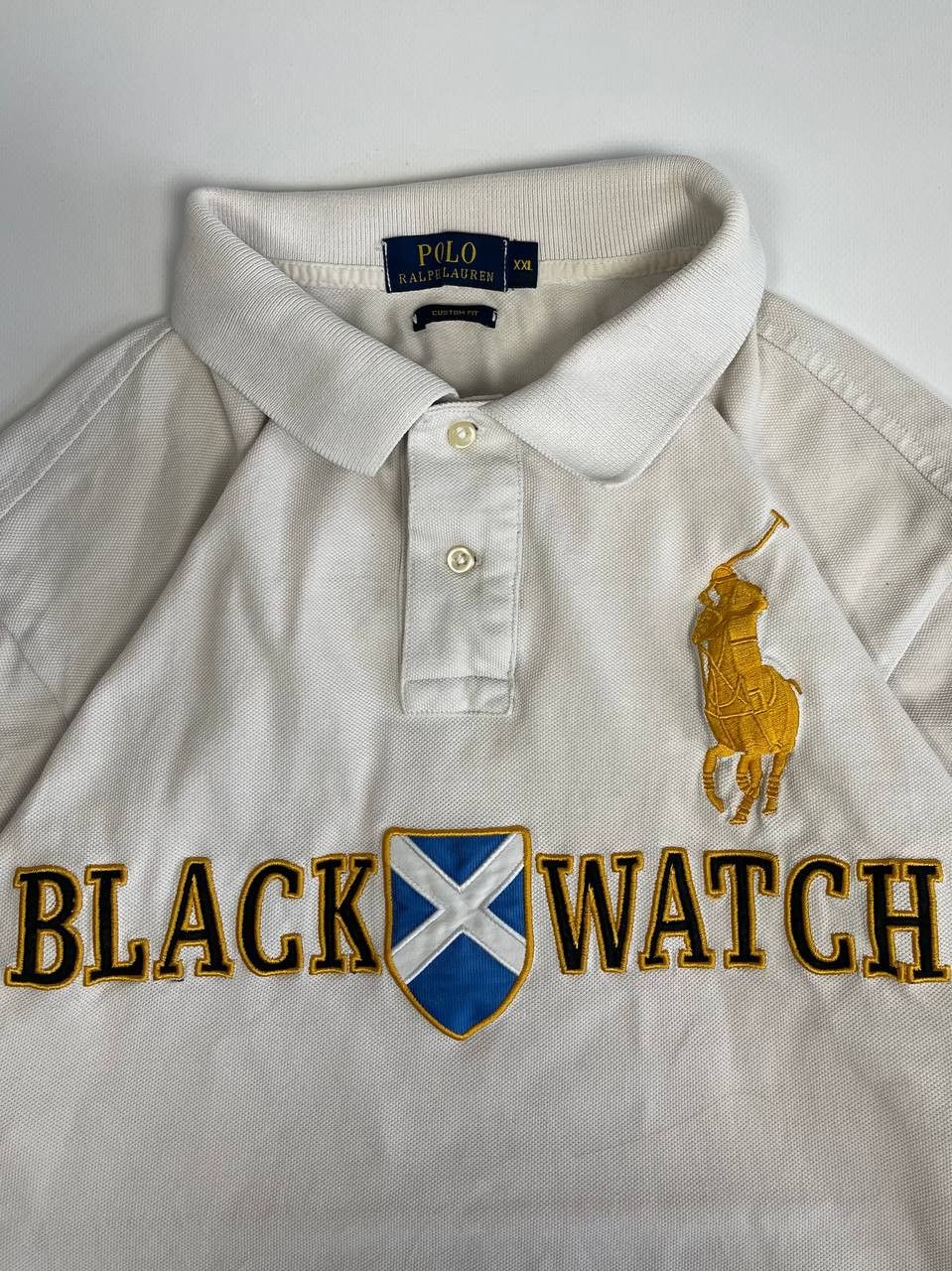 Polo Ralph Lauren × Rugby Ralph Lauren × Vintage VINTAGE POLO RALPH LAUREN BIG PONY LOGO SHIRT BLACK WATCH Size US XXL / EU 58 / 5 - 2 Thumbnail