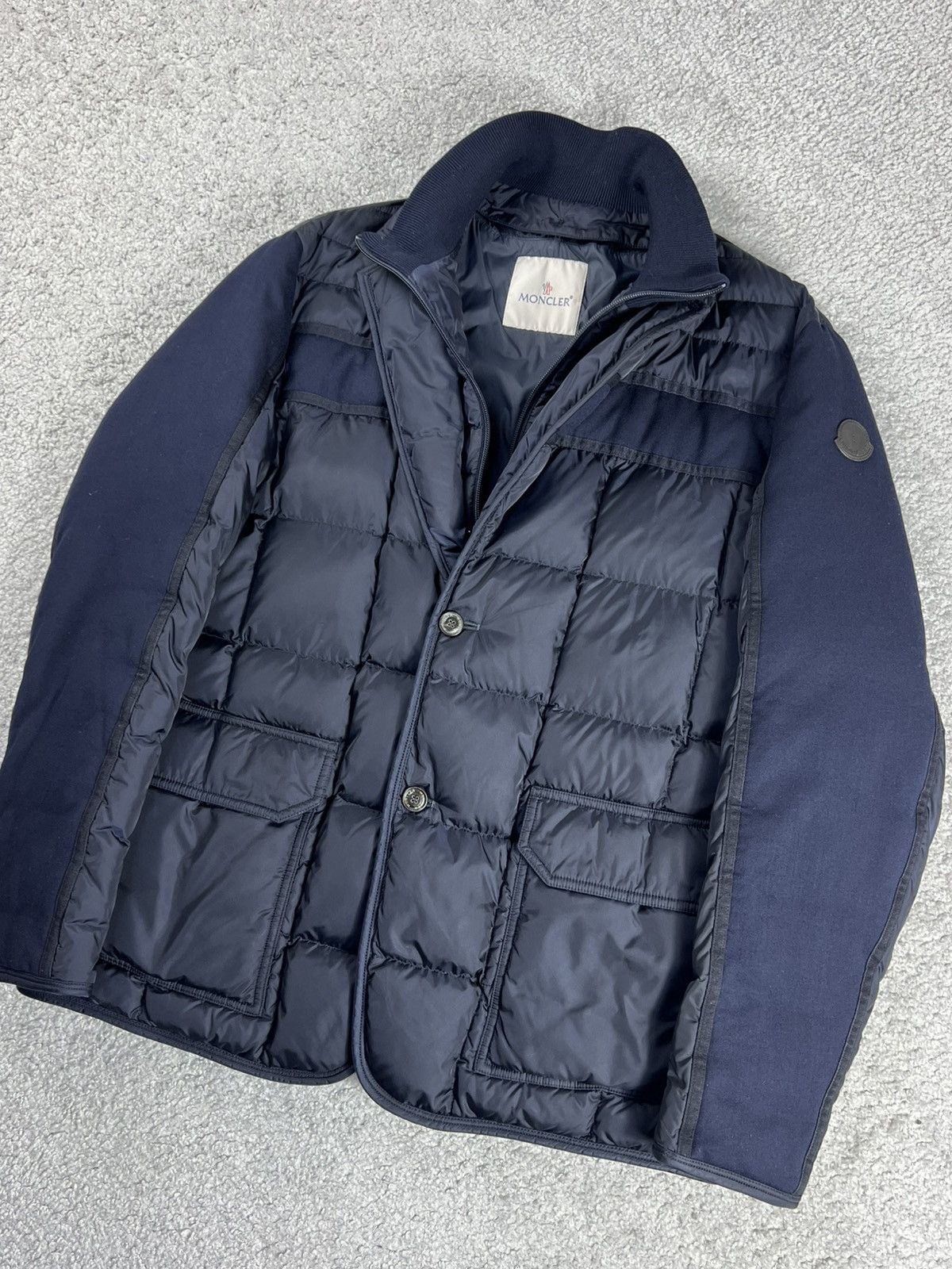 Moncler Moncler Ardenne Quilted Down Puffer Coat Size 5 Size US XL / EU 56 / 4 - 4 Thumbnail