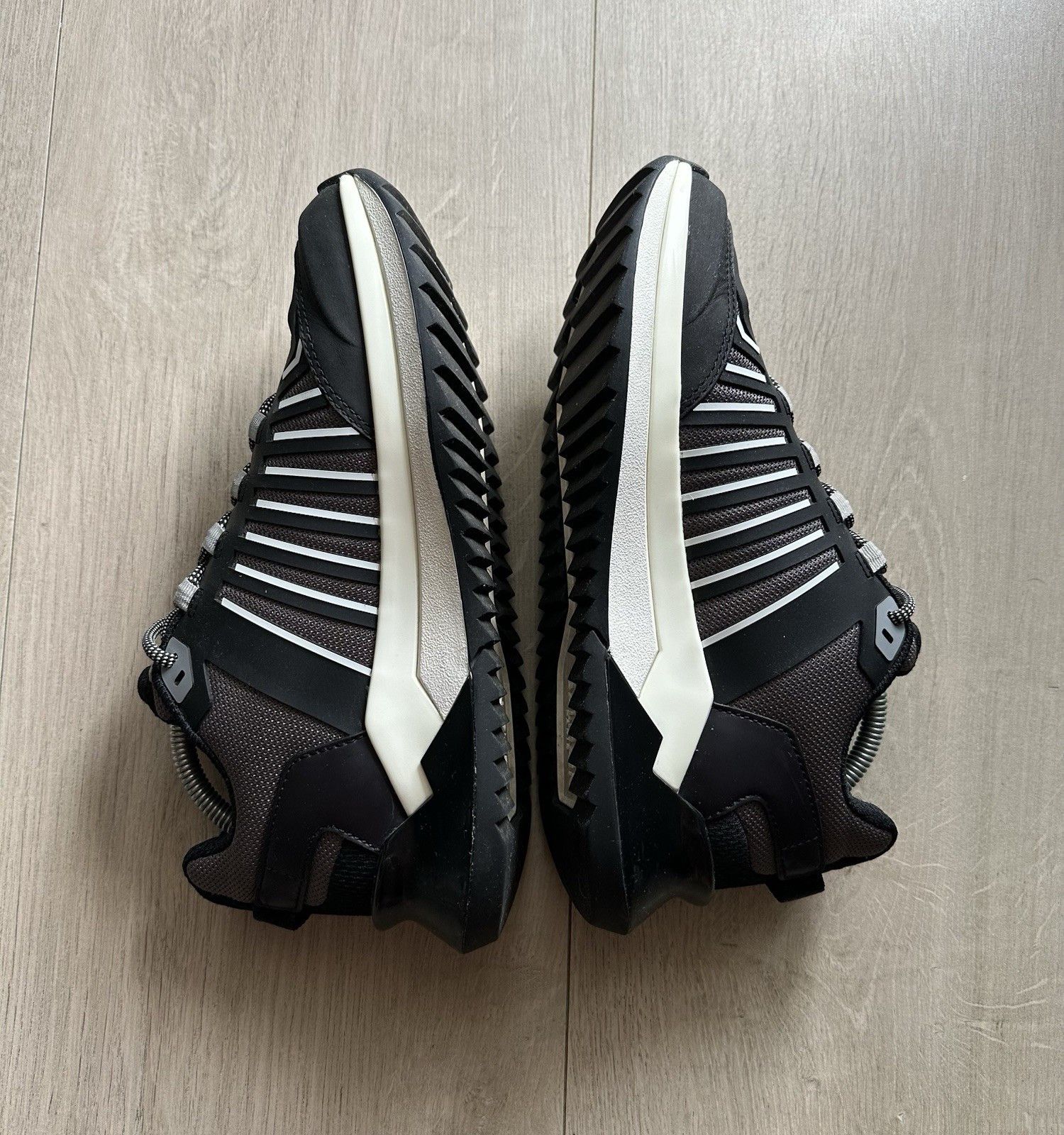 Balmain Balmain B-Trail Sneakers Black Gray Mens Shoes size 40 Size US 7.5 / EU 40-41 - 4 Thumbnail