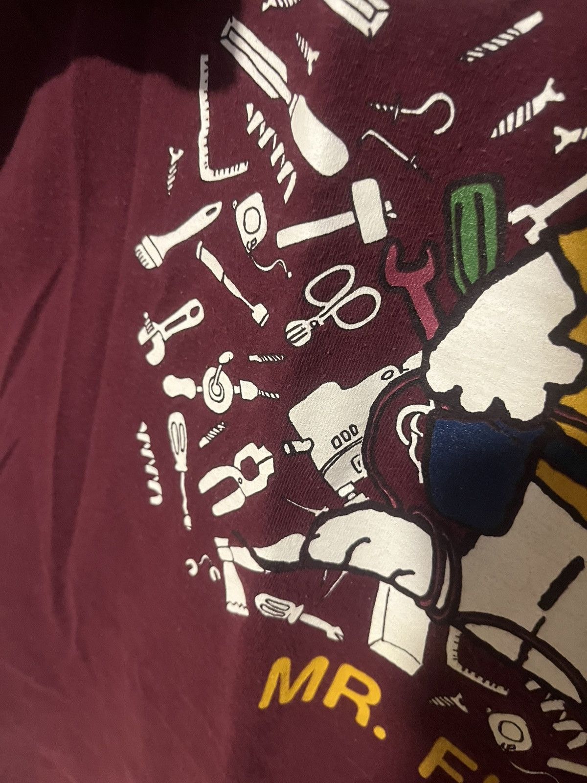 Peanuts Vintage 90’s Snoopy “Mr. Fix It” Tool guy Peanuts Tee shirt Size US XXL / EU 58 / 5 - 5 Thumbnail