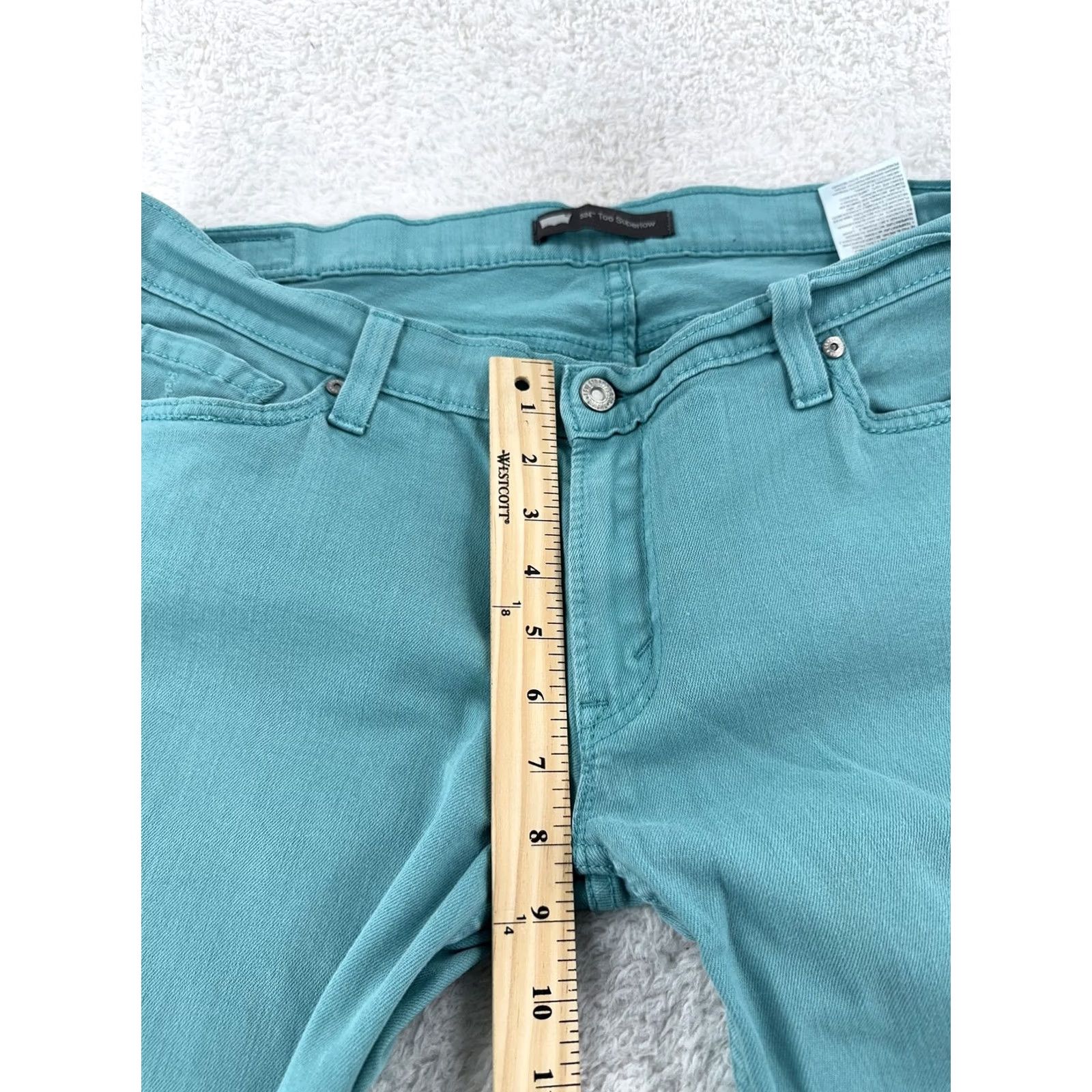 Levi's Levi's Jeans 511 Womens Slim Denim Distressed Stretch Low Rise Blue 30in Inseam XS? Size 38" / US 16 / IT 52 - 6 Thumbnail