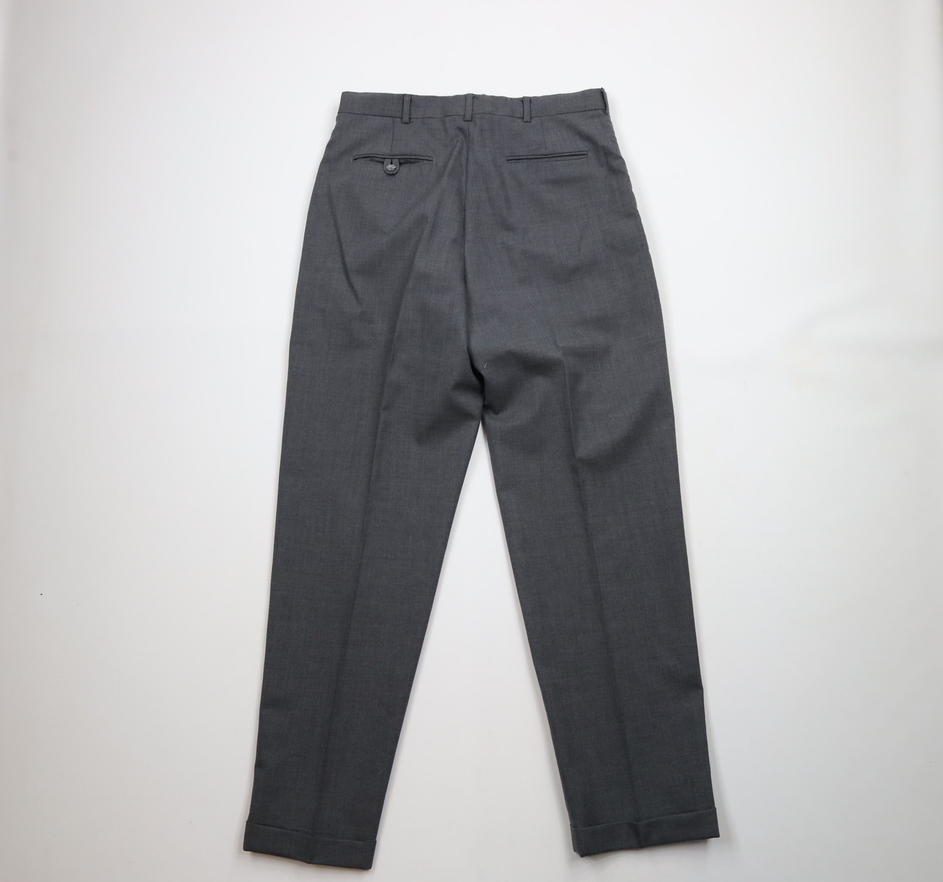 Lands' End × Vintage Vintage 90s Lands End Wide Leg Chino Pants Trousers USA Size US 32 / EU 48 - 8 Thumbnail
