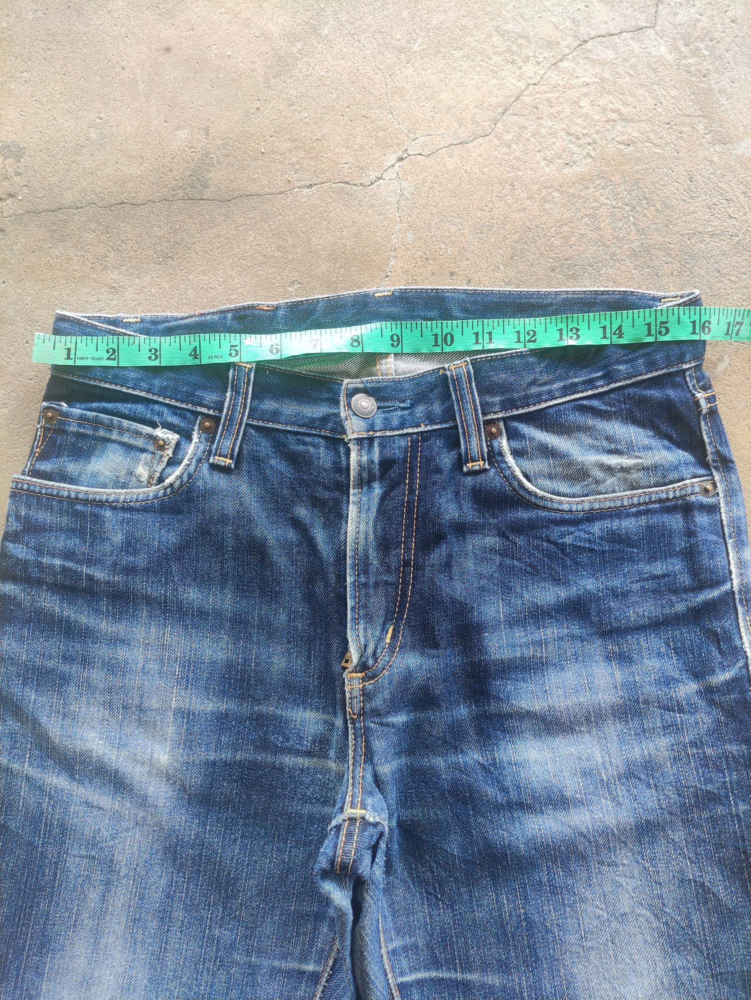 Edwin × Jean × Vintage W32💥 Vintage Edwin 402 Made In Japan Distressed Faded Pants Size US 32 / EU 48 - 6 Thumbnail
