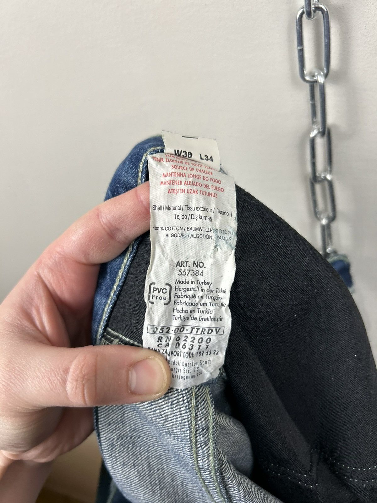 Evisu × Puma Vintage Evisu Puma Jeans Pants Rare y2k Size US 36 / EU 52 - 24 Thumbnail