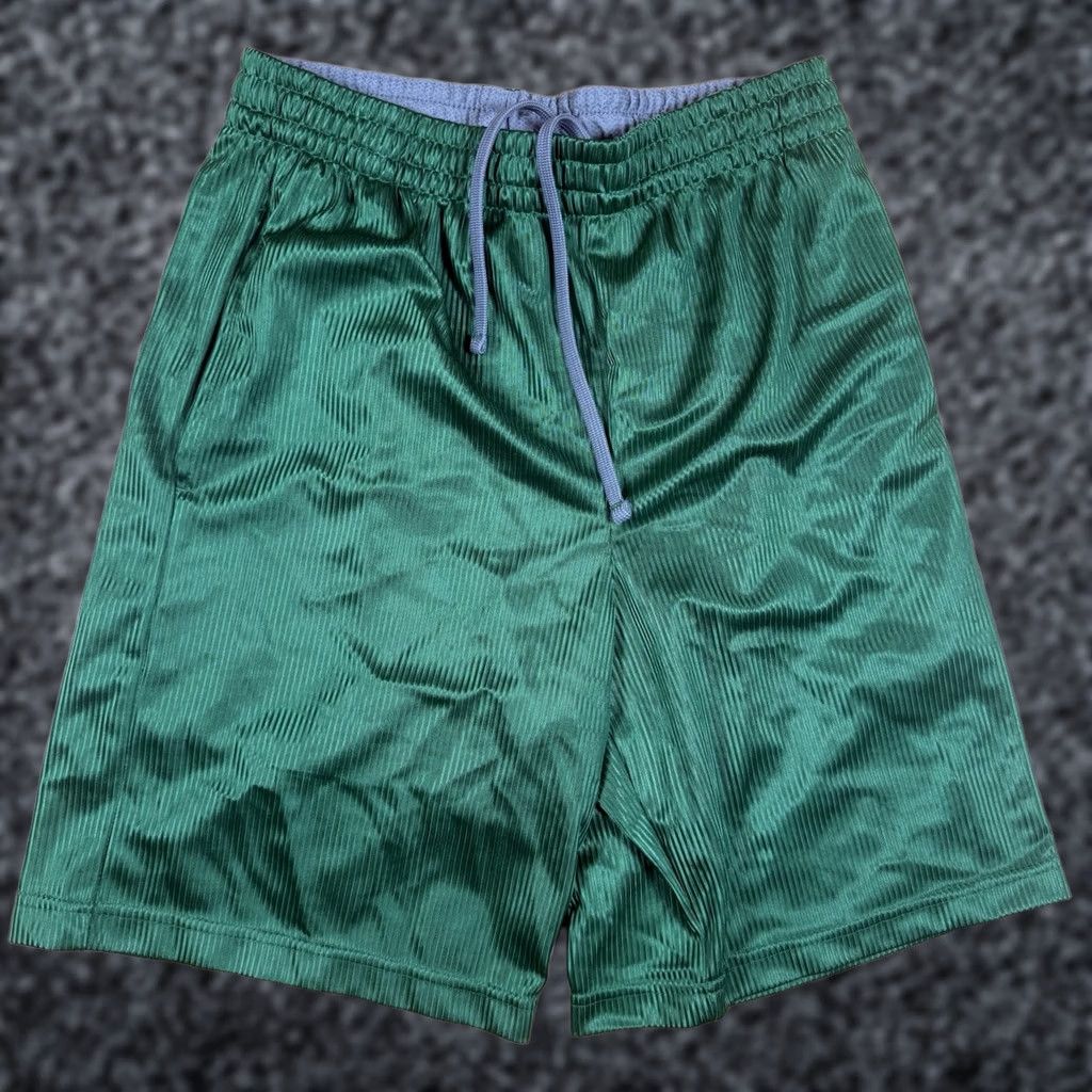 Starter VINTAGE Starter Mens S Dazzle Basketball Shorts Silky Green USA Athletic Regular Size S Green Basketball Men Size US 29 - 1 Thumbnail
