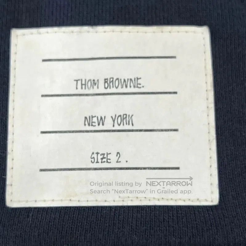 Thom Browne Thom Browne Black Cotton Long Sleeve Hoodie . Size M / US 6-8 / IT 42-44 - 6 Thumbnail
