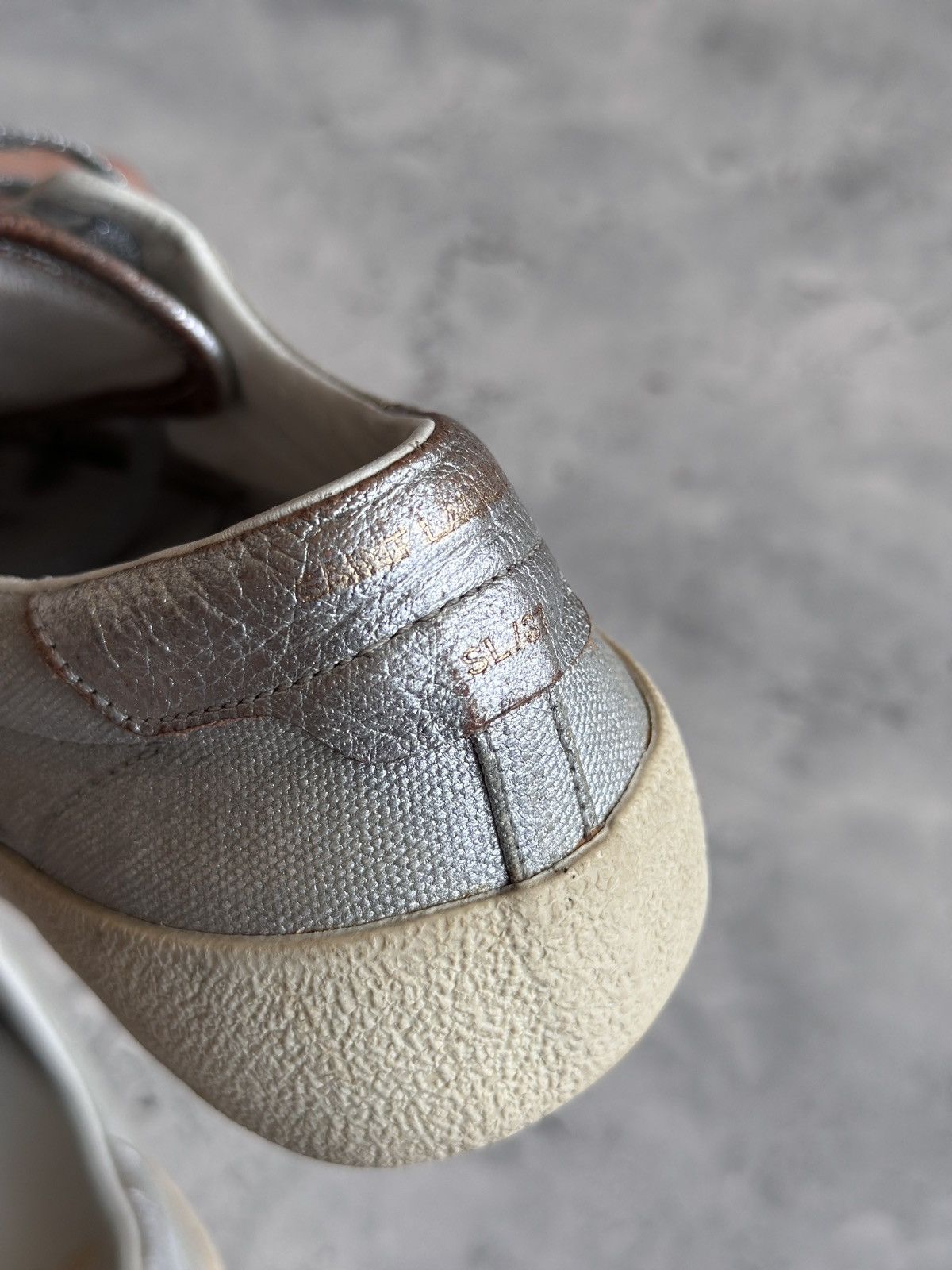 Saint Laurent Paris HEDI SLIMANE | SL/37 “METALLIC” COURT CLASSIC LOW TOP Size US 7 / EU 40 - 3 Thumbnail