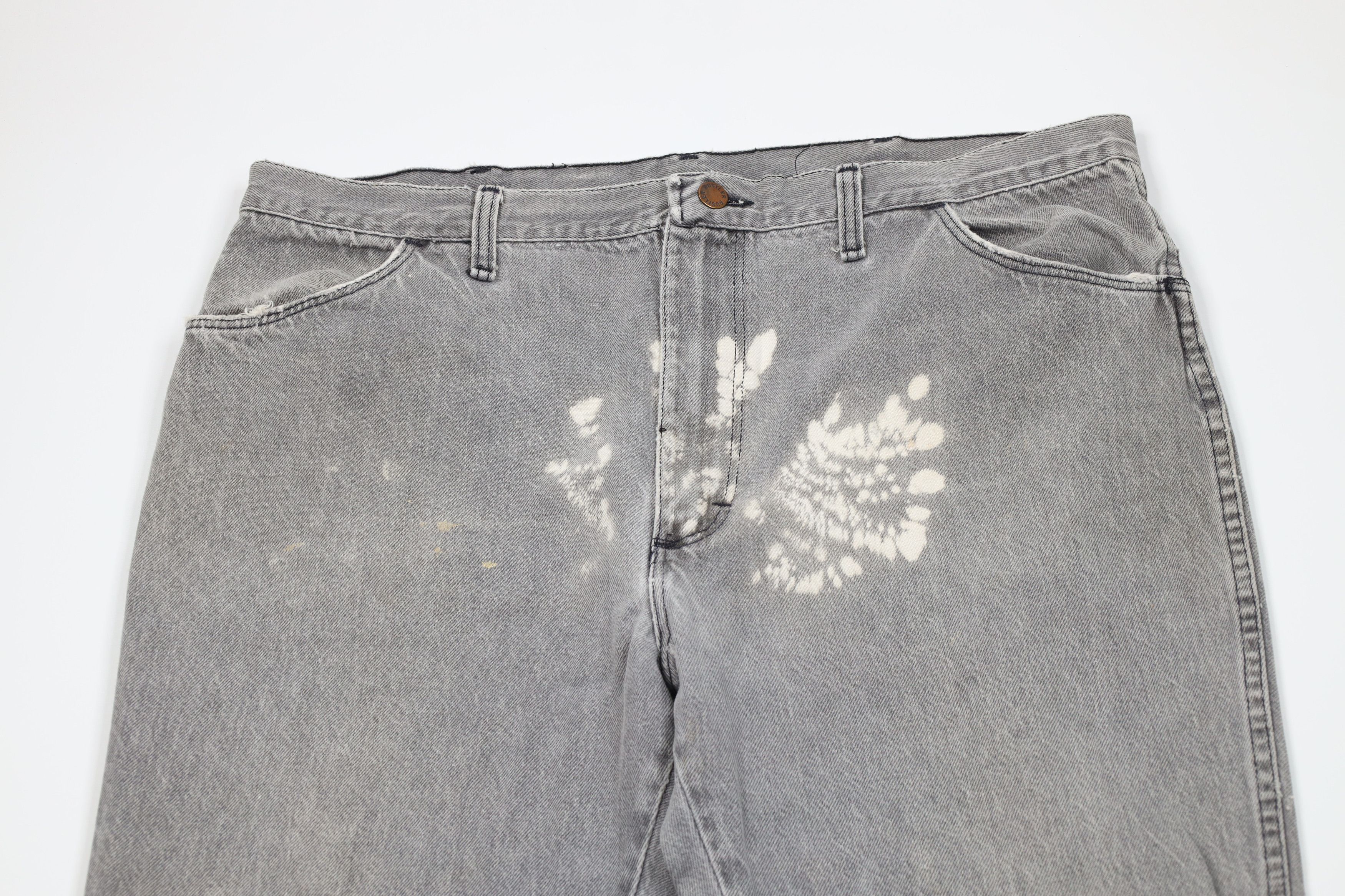 Vintage Vintage 80s 90s Streetwear Wide Leg Denim Jeans Gray USA Size US 40 / EU 56 - 2 Thumbnail