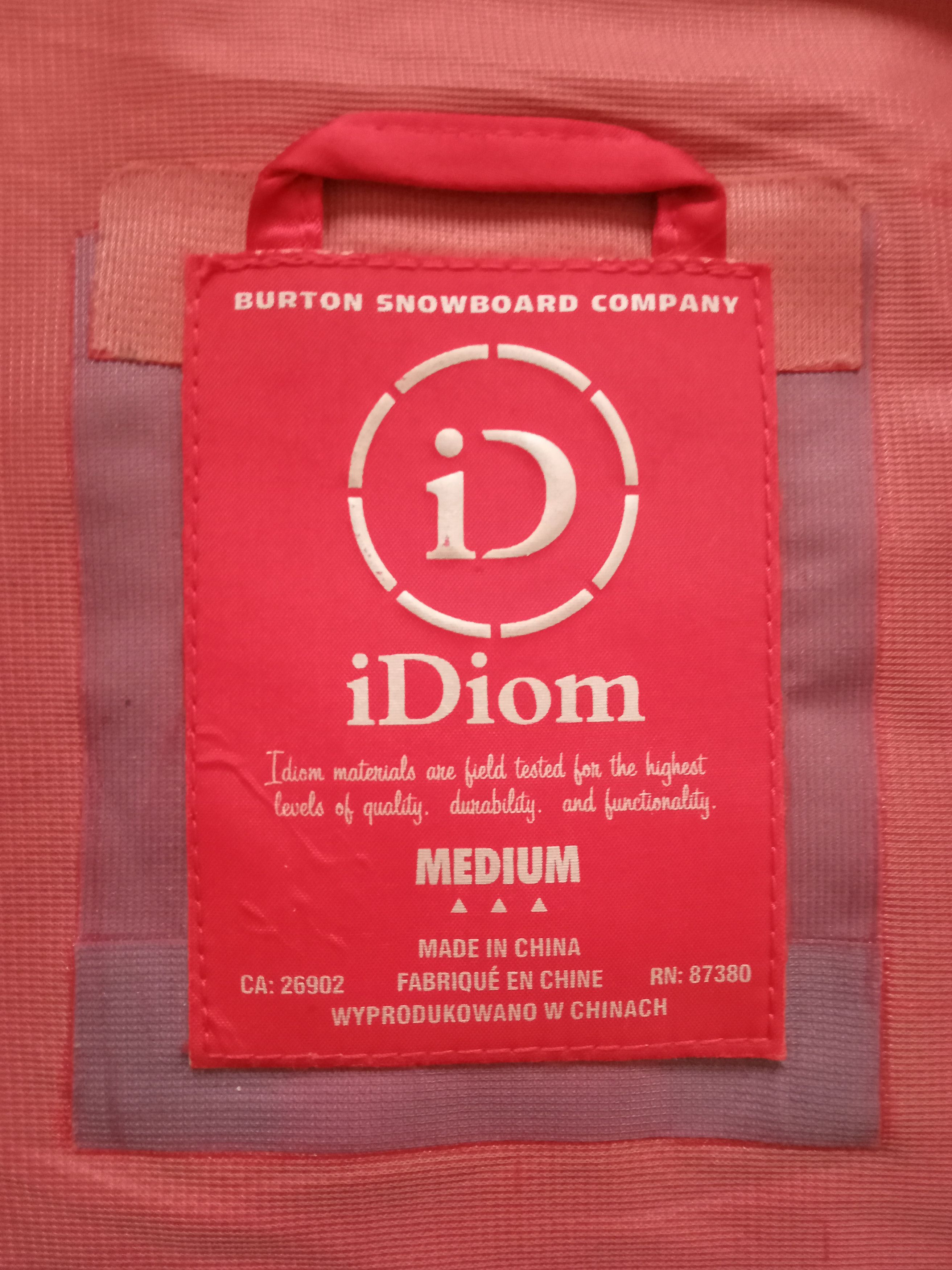 Burton iDiom Burton Idiom Jacket Size US L / EU 52-54 / 3 - 3 Thumbnail