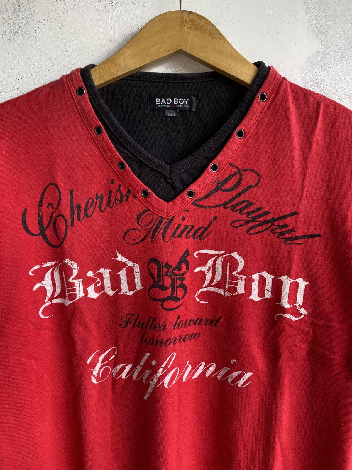 Japanese Brand 2000s Archival Bad Boy Bondage Ls Shirt y2k Lgb Size US L / EU 52-54 / 3 - 2 Thumbnail