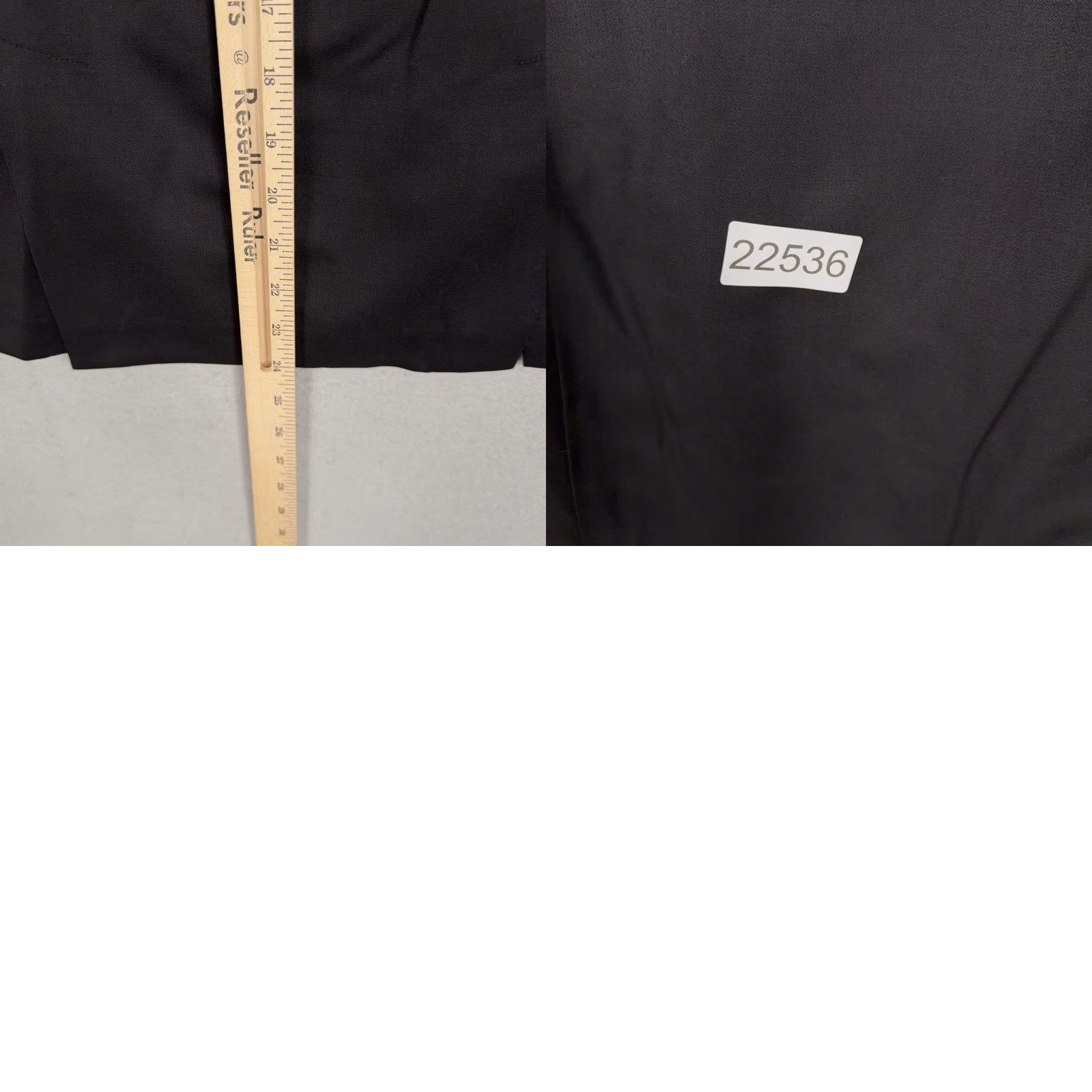 Ralph Lauren VINTAGE Lauren Ralph Lauren Skirt Womens 14 Black Wool Pencil Lined Back Vent Office Mens Size 36" / US 14 / IT 50 - 9 Thumbnail