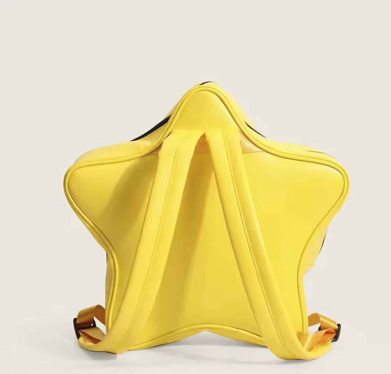 Other Cartoon Big Eyes Star Style Yellow Backpack Size ONE SIZE - 6 Thumbnail