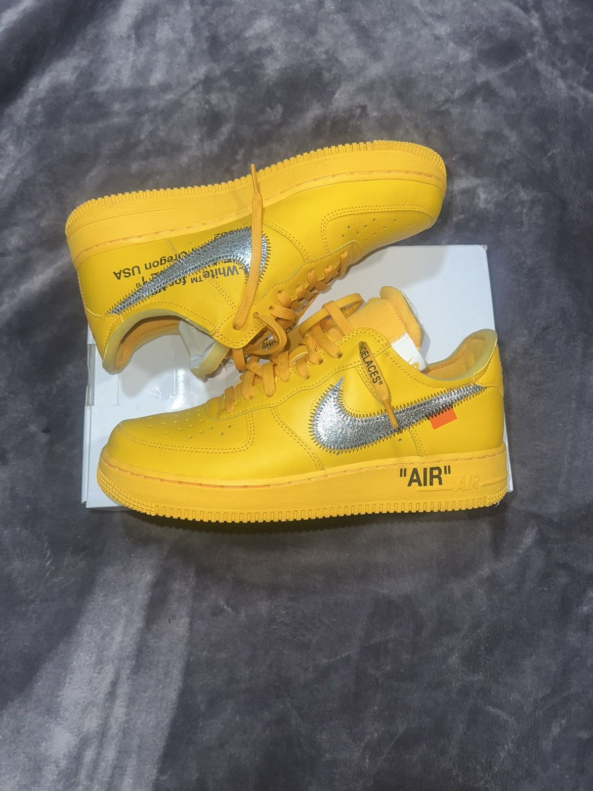 Nike × Off-White Nike Air Force 1 Low x Off-White “Lemonade” Size US 8.5 / EU 41-42 - 7 Thumbnail