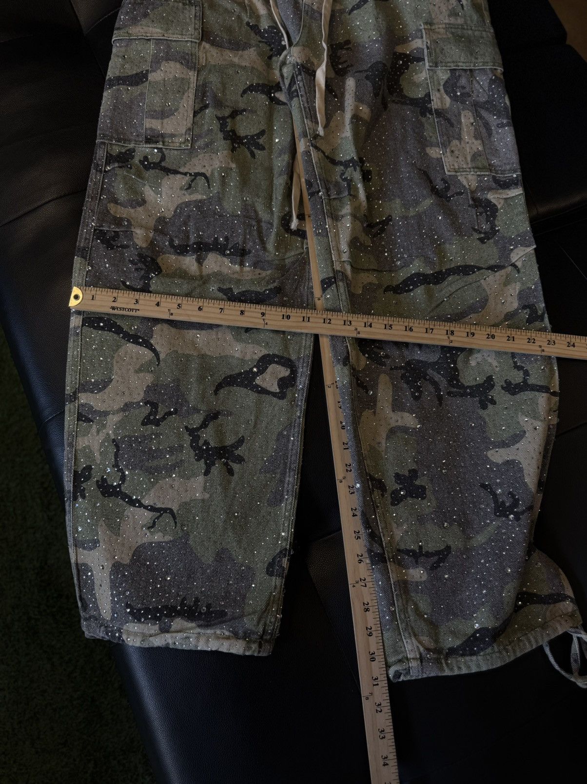 Vale Valley Jogger Green Pants Stone Crystal Size 32 (NEW) Size US 32 / EU 48 - 10 Thumbnail