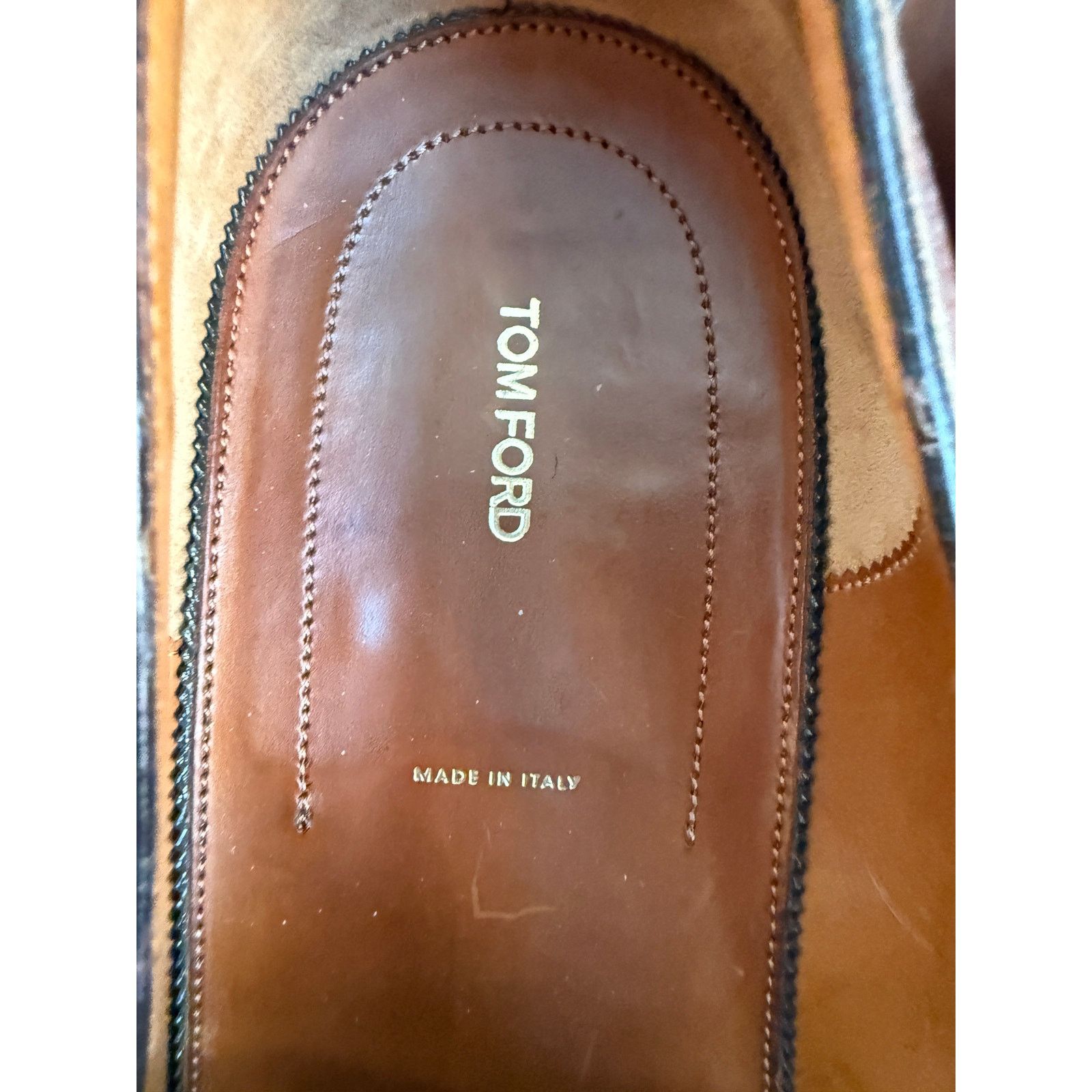 Tom Ford Tom Ford Brown and White Loafers Size US 12 / EU 45 - 3 Thumbnail