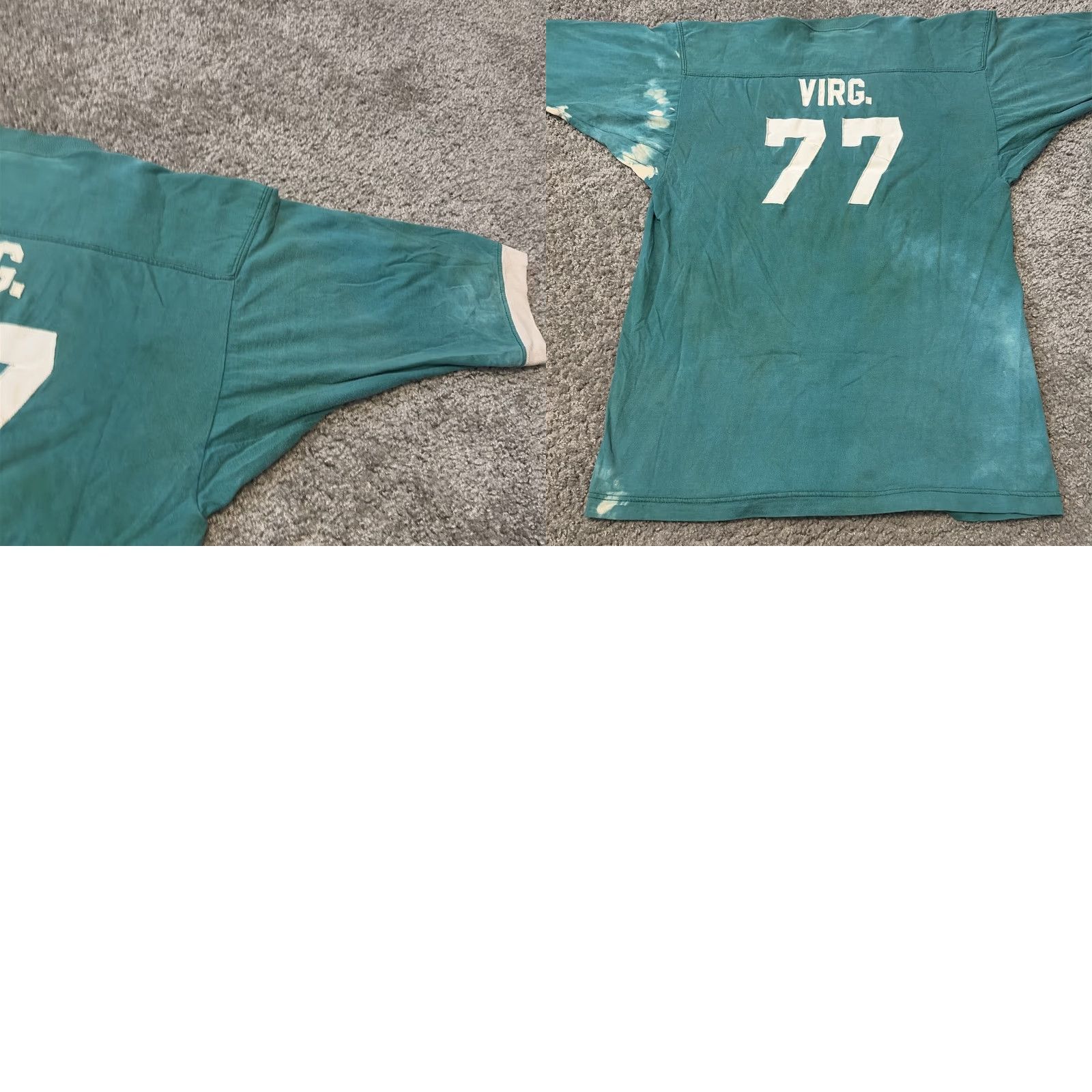 Vintage VTG 60s 70s Green Military Ringer Para-Med Paratrooper Combat Medic Shirt L Mens Size US L / EU 52-54 / 3 - 9 Thumbnail