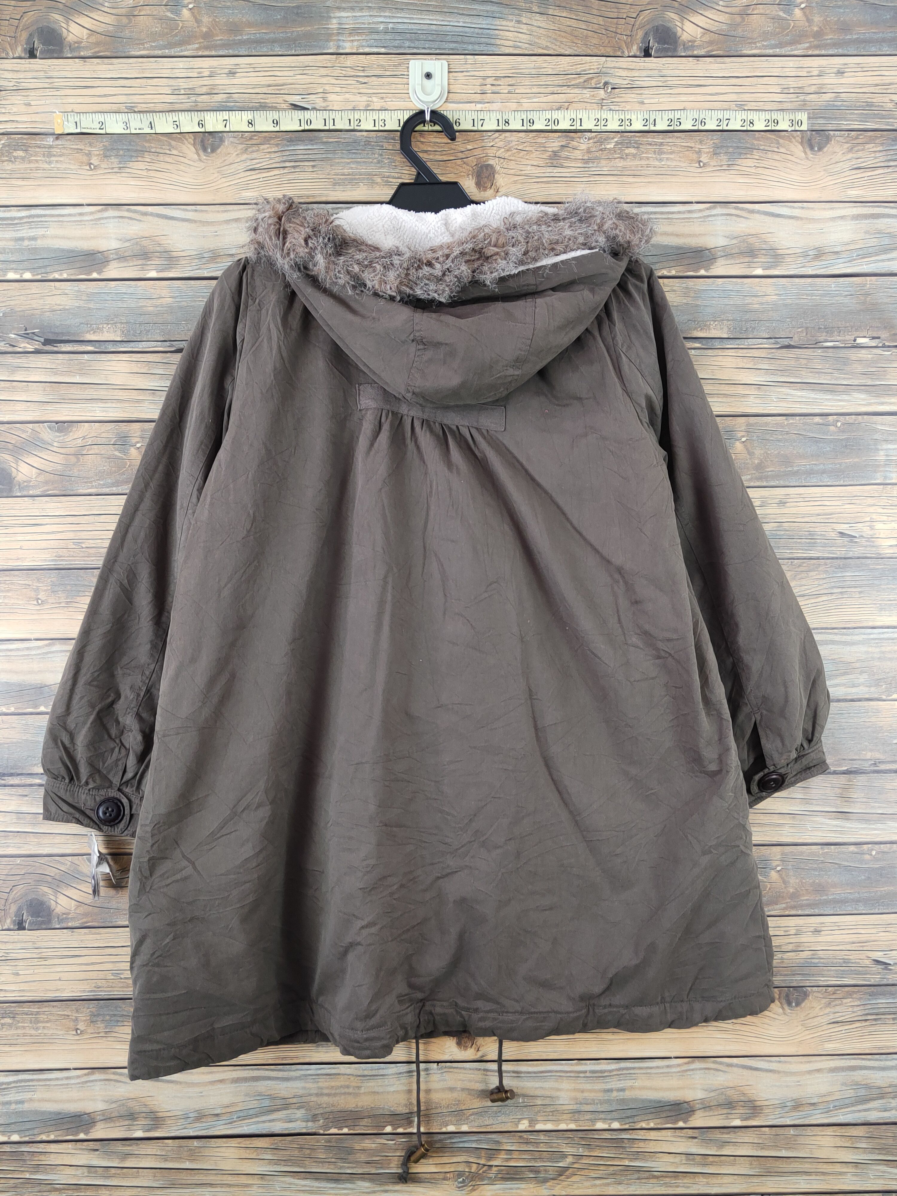 Japanese Brand × Vintage Vintage Winter Stuff UJ Contempo Olive Hoodie Sweater Coats Size M / US 6-8 / IT 42-44 - 7 Thumbnail