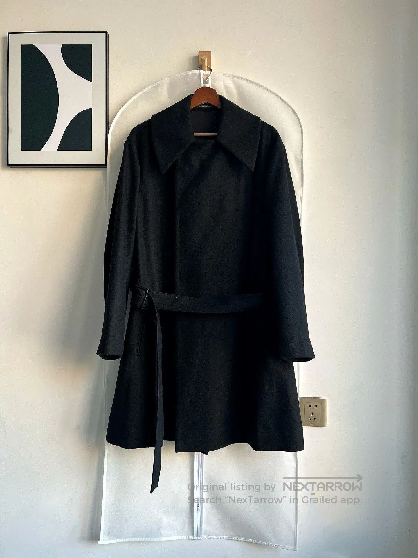 Yohji Yamamoto Yohji Yamamoto Oversized Black Coat. Size US S / EU 44-46 / 1 - 4 Thumbnail