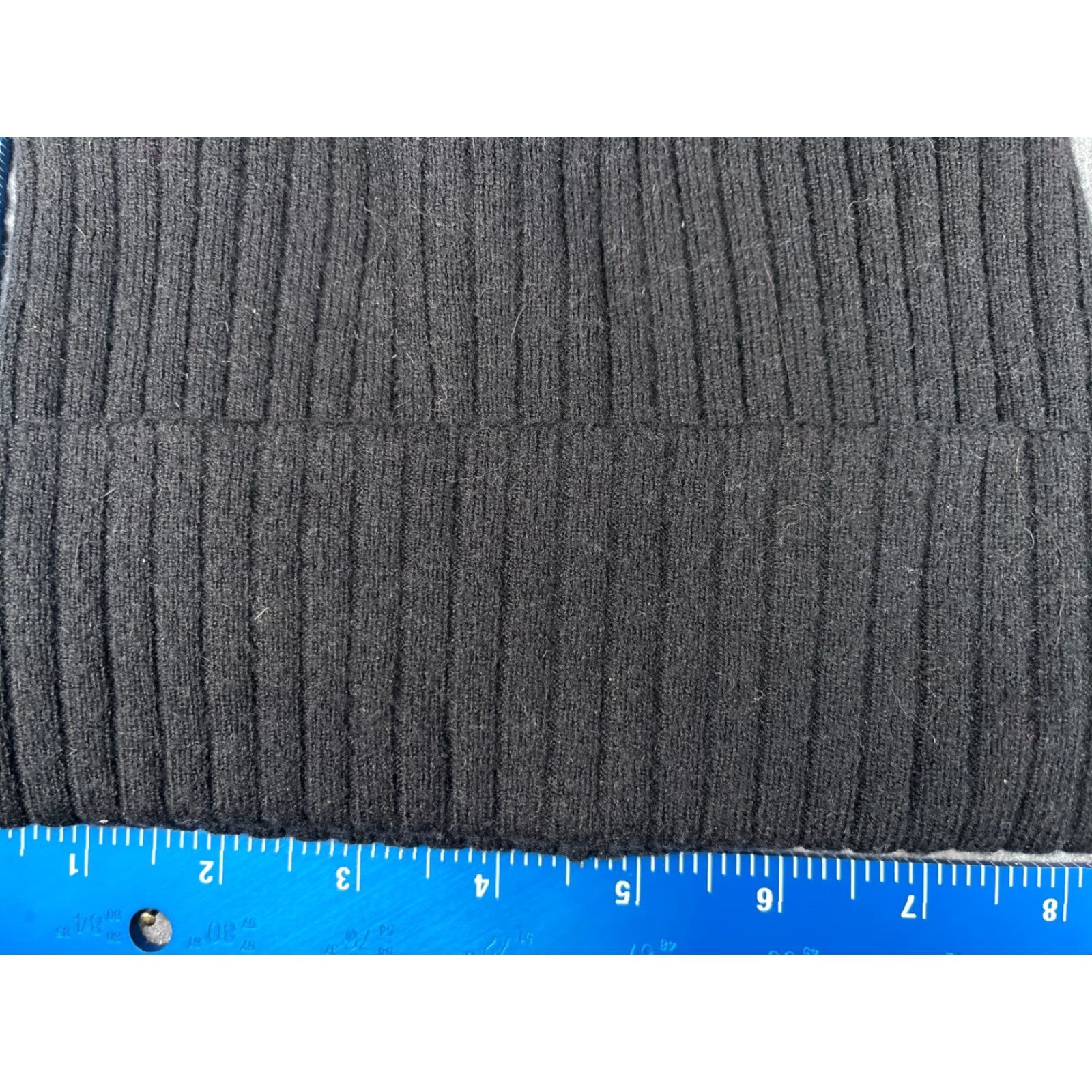 Vintage Time And Tru Beanie Womens One Size Black Knit Polyester Blend Ski NEW Size ONE SIZE - 2 Thumbnail