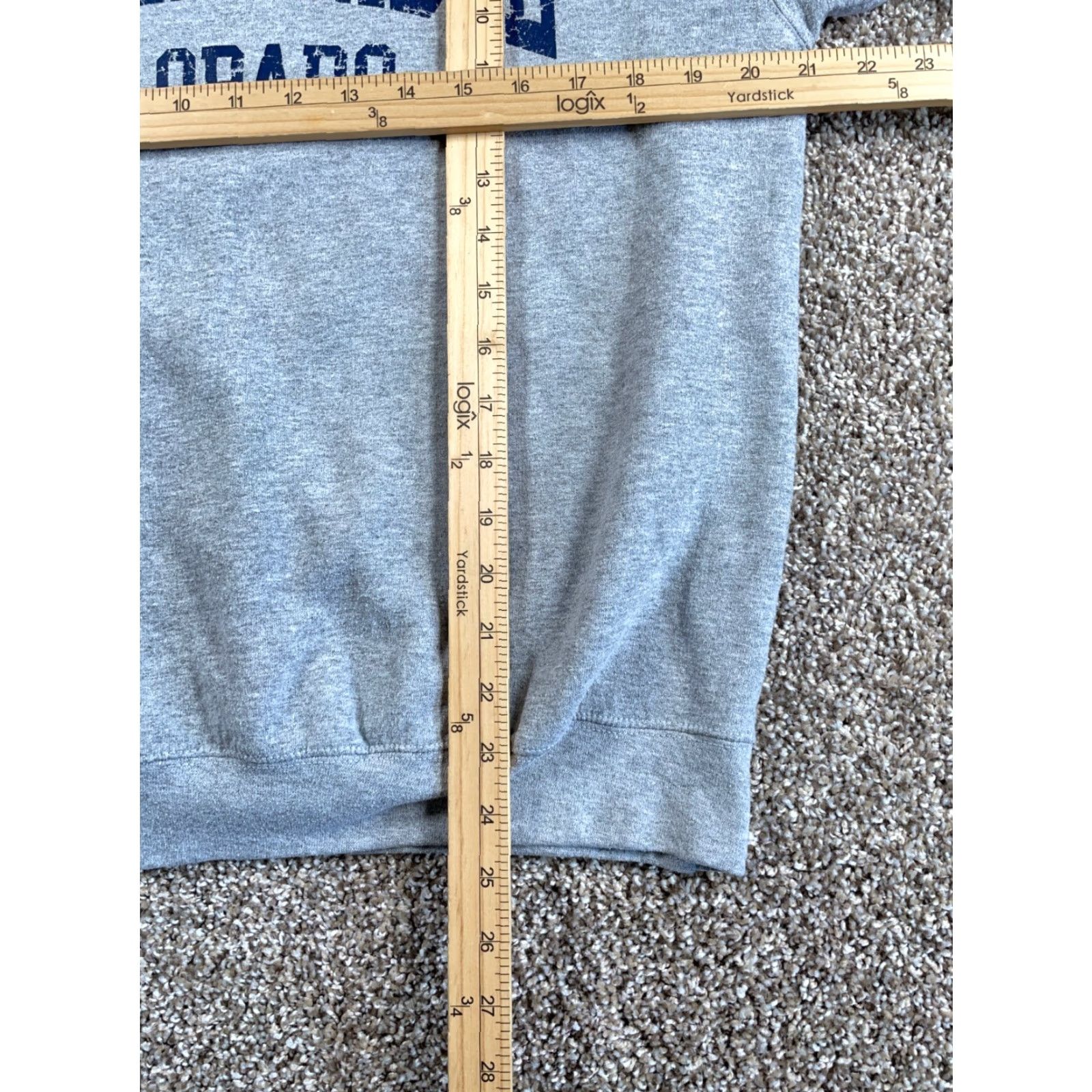 Gildan Gildan Sweatshirt Adult Medium Gray Crewneck 50/50 Breckenridge Colorado Arc Print Graphic Mens Size US M / EU 48-50 / 2 - 7 Thumbnail