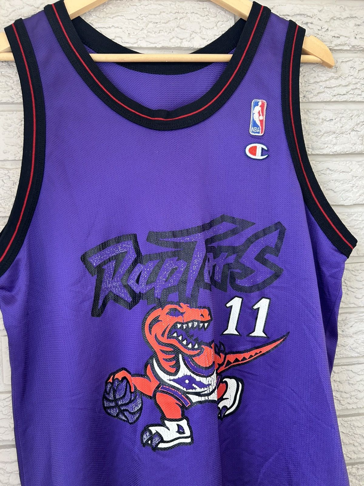 Champion × NBA × Vintage Vintage 90s Champion Toronto Raptors Isiah Thomas Jersey Size US M / EU 48-50 / 2 - 2 Thumbnail