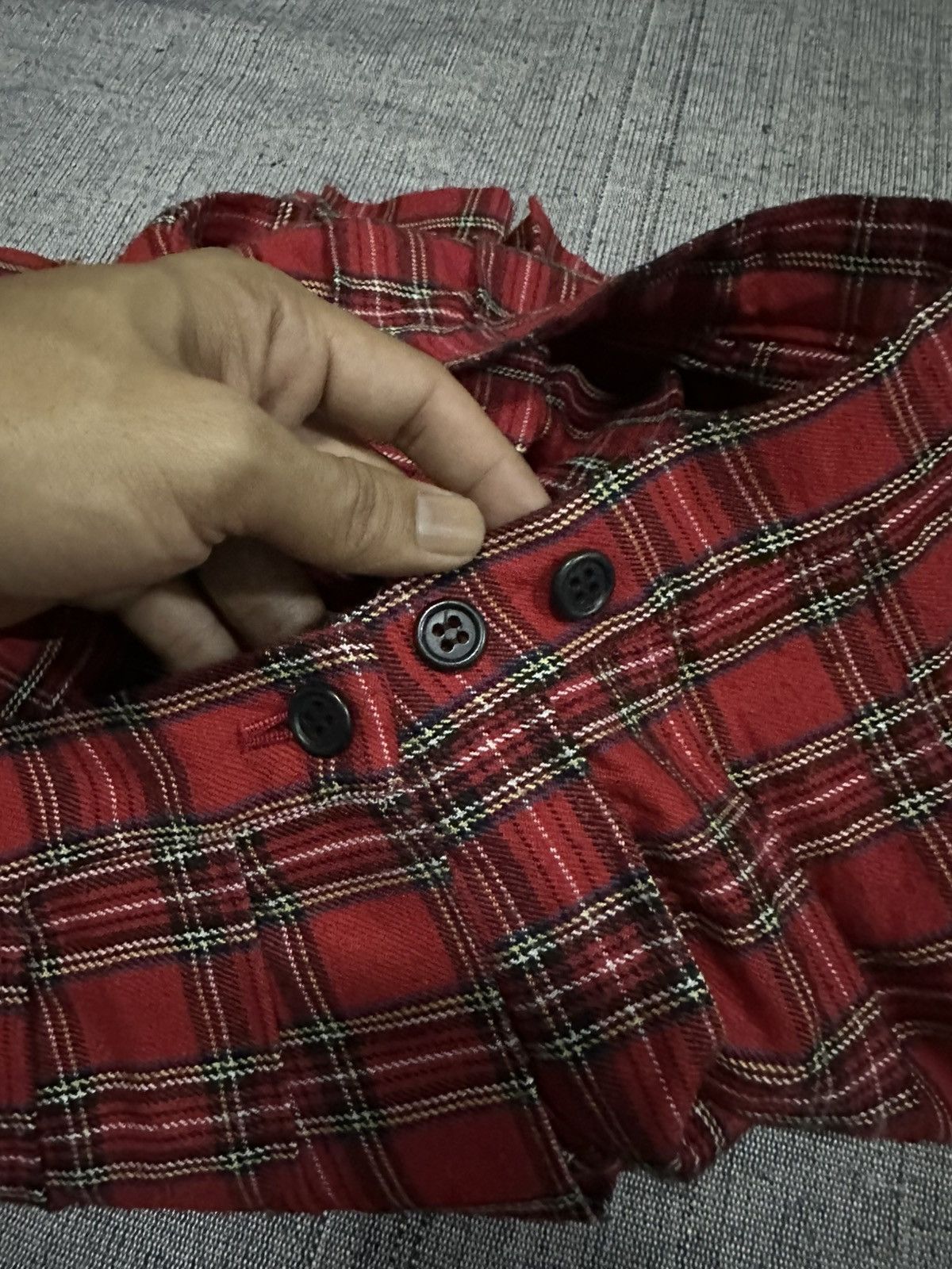 Seditionaries RARE‼️Vintage SEXY DYNAMITE Tartan Plaid Punk Goth Mini Skirt Size 28" / US 6 / IT 42 - 8 Thumbnail