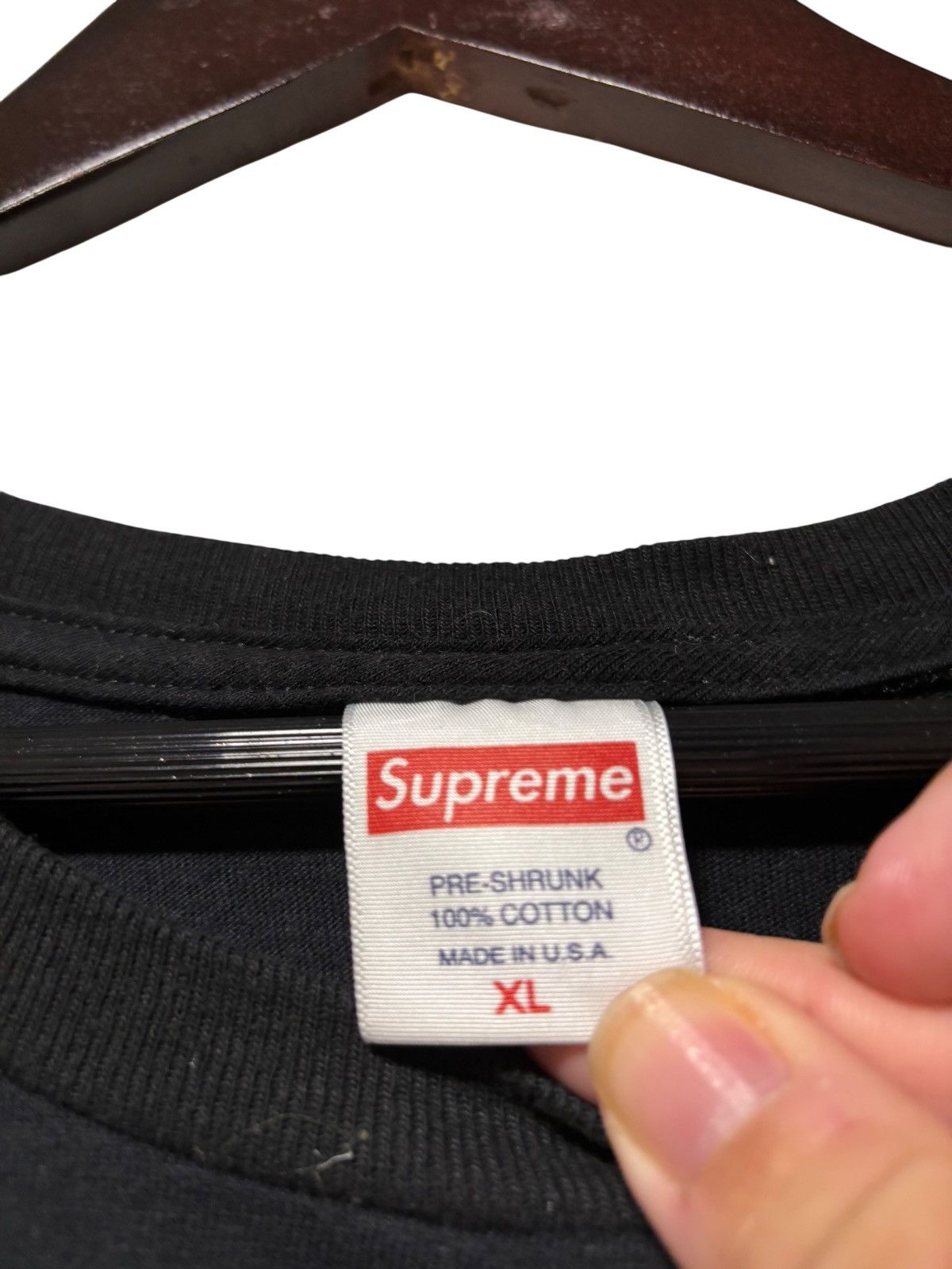 Supreme Supreme Anno Domini Tee Black Size EXTRA LARGE XL SS20 Black Size US XL / EU 56 / 4 - 4 Thumbnail