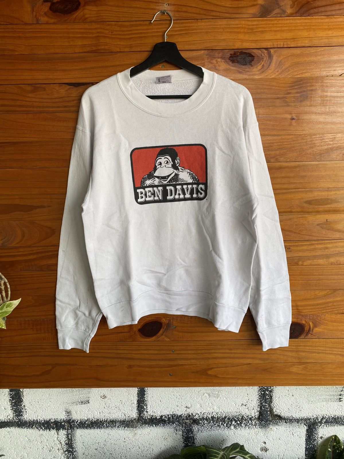 Ben Davis Vintage Ben Davis Logo Crewneck Sweatshirt Made in USA Size US L / EU 52-54 / 3 - 3 Thumbnail