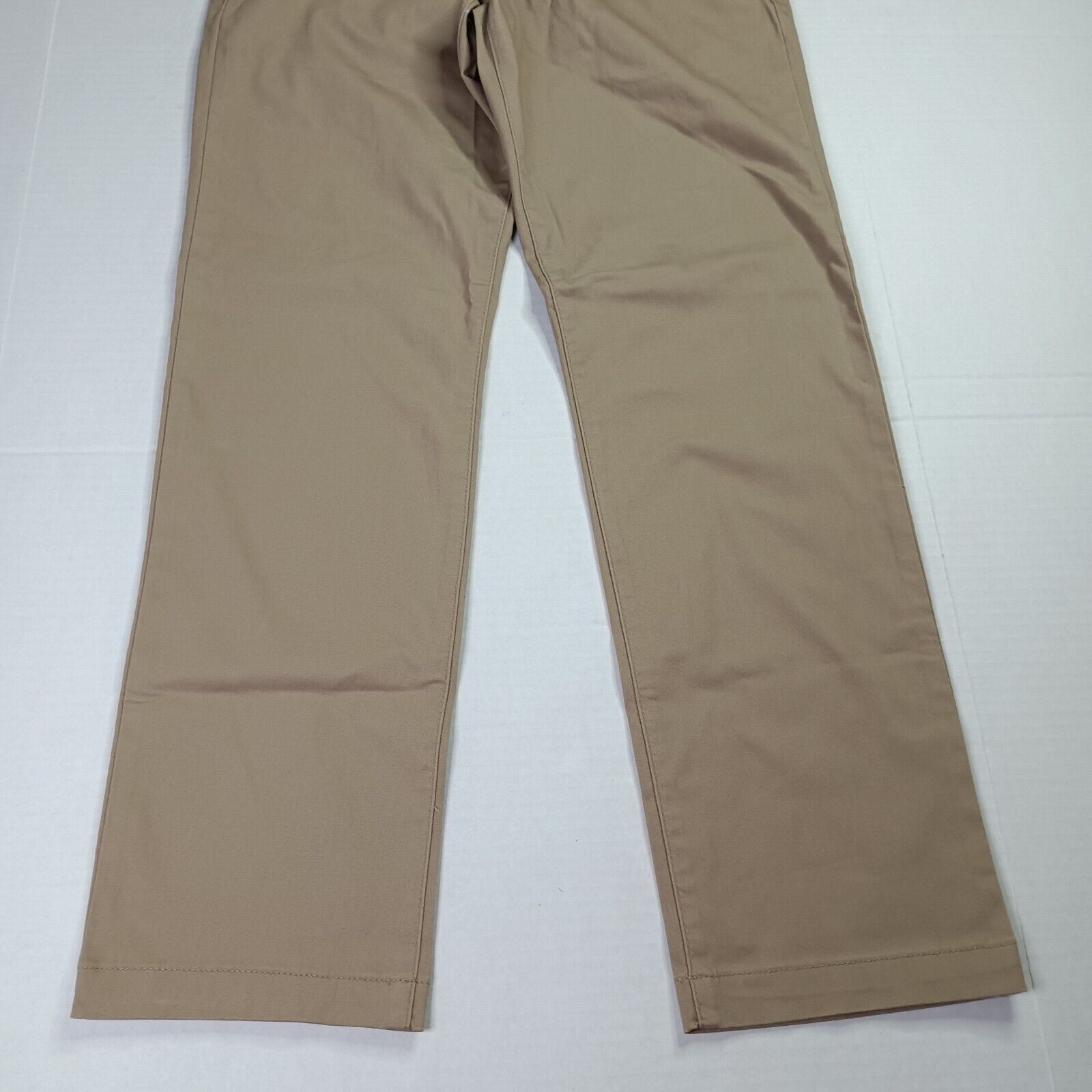 Lee Lee Flat Front Chino Motion Pants Men's 29x30 Beige Slim Fit Size US 29 - 3 Thumbnail