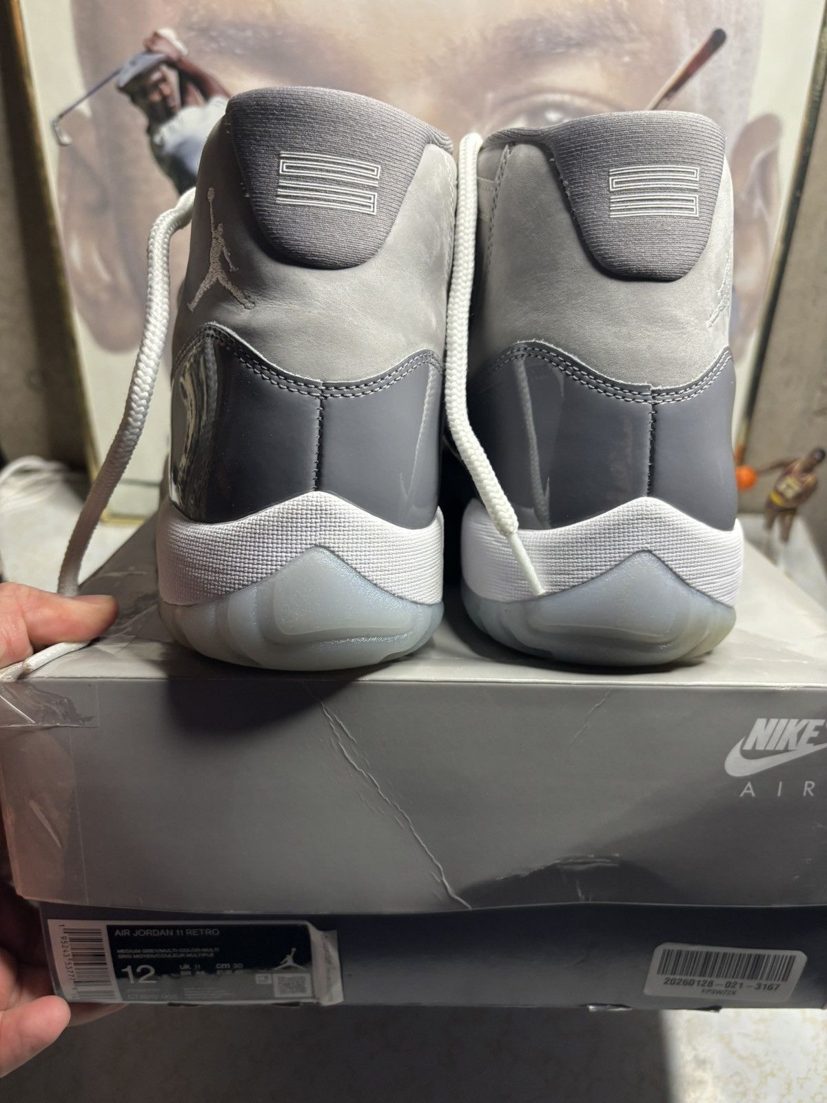 Jordan Brand Air Jordan 11 Retro cool grey Size US 12 / EU 45 - 7 Thumbnail