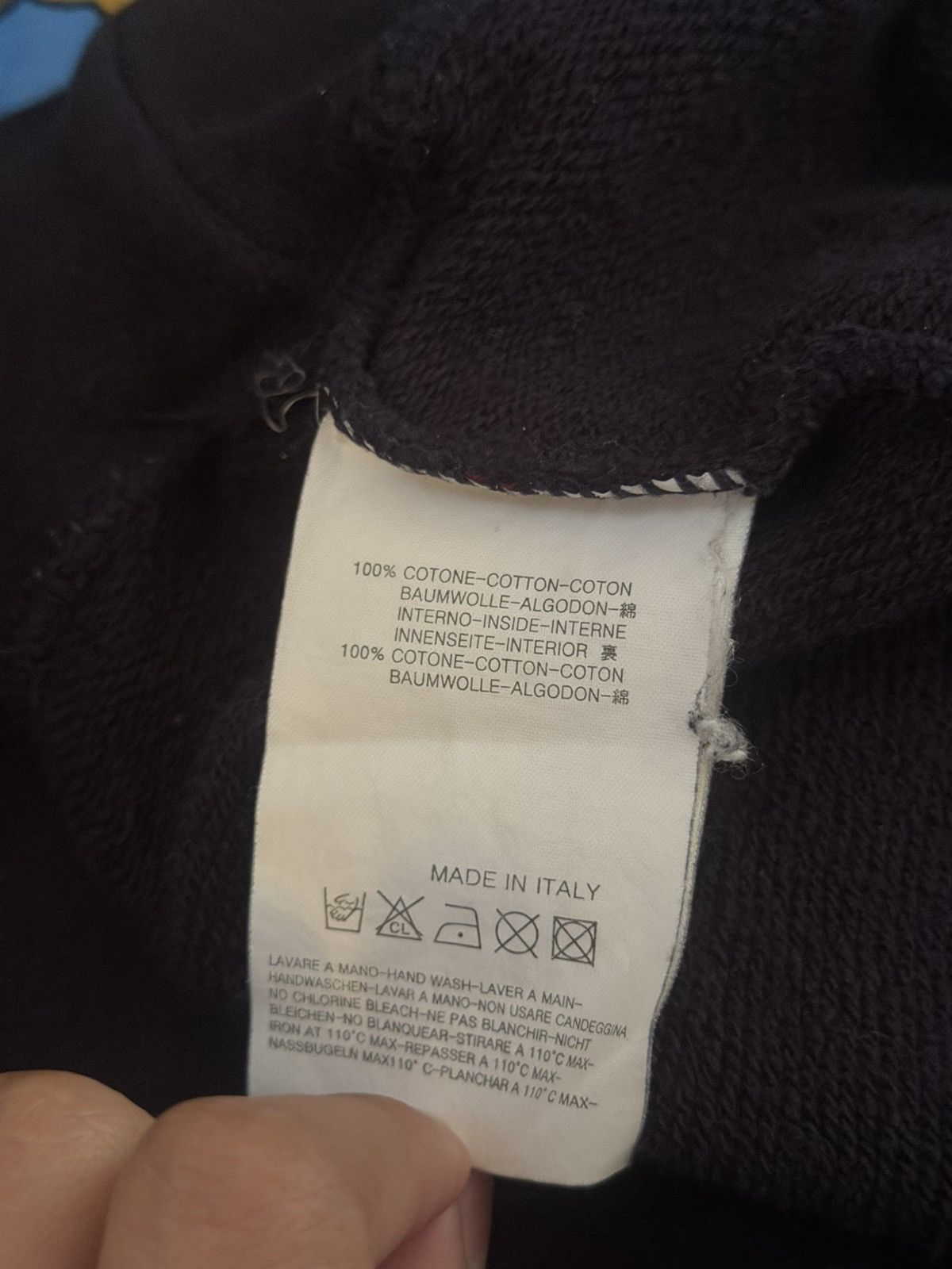 Dsquared2 DSQUARED Y2K BOXY NAVY RARE HOODIE Size US M / EU 48-50 / 2 - 7 Thumbnail