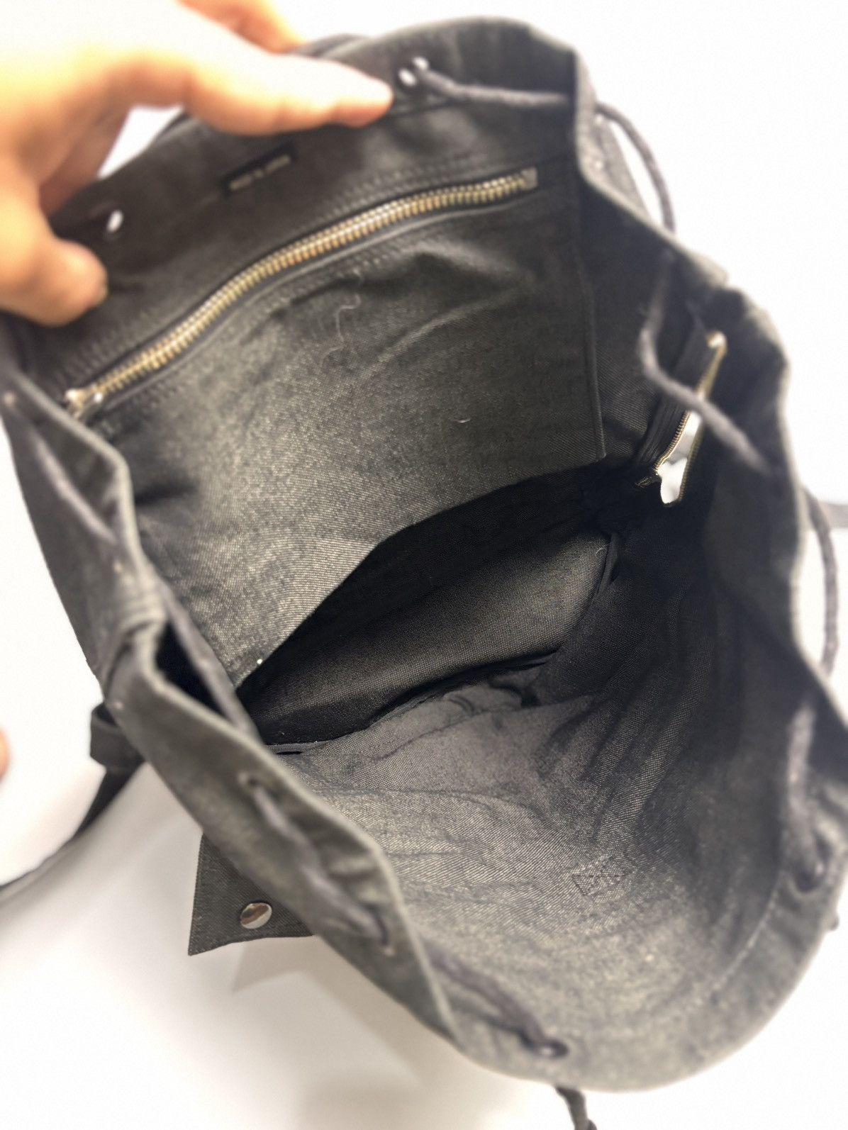 Porter Porter-Yoshida & Co. Smoky drawstring-top rucksack in black. Size ONE SIZE - 8 Thumbnail