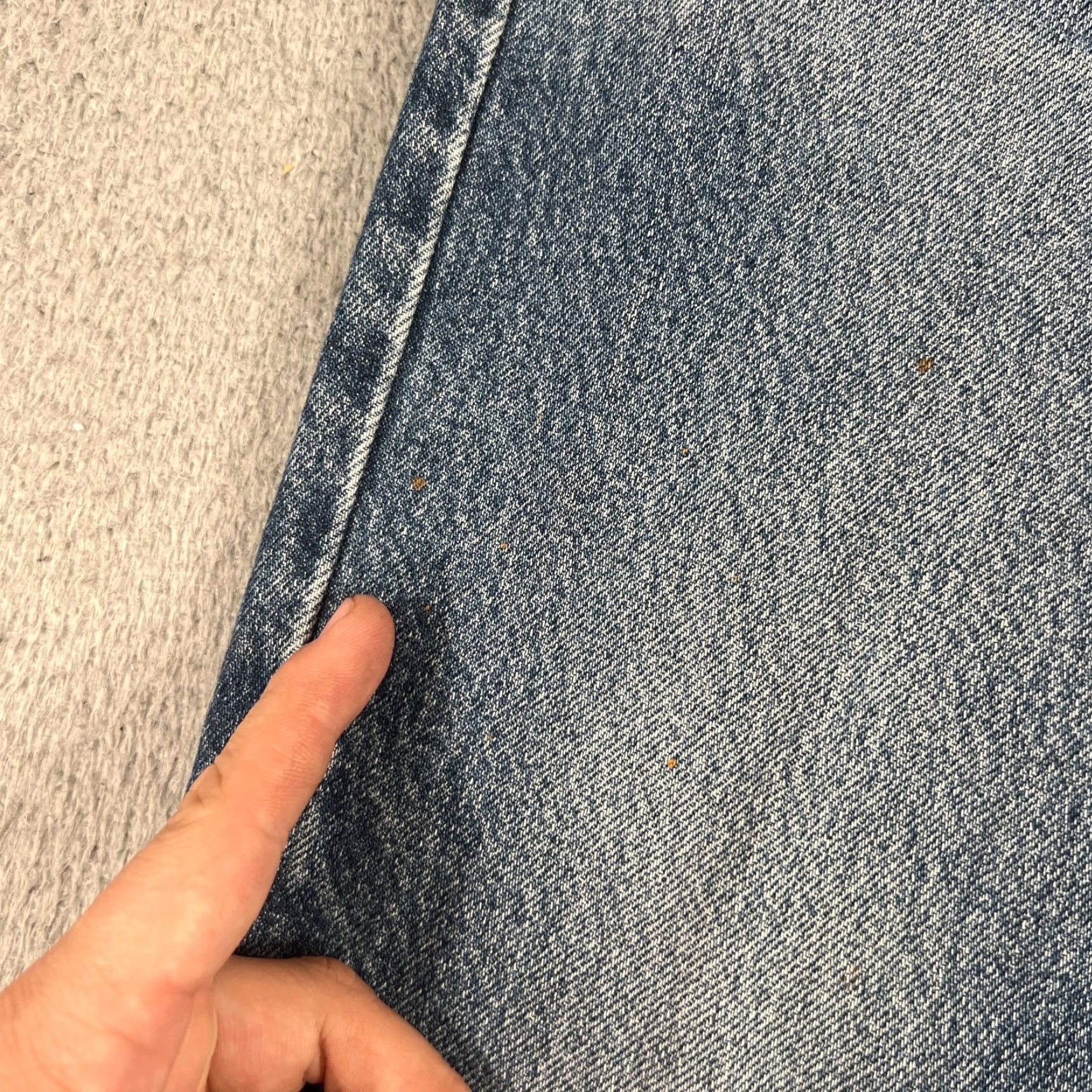 Levi's Levi's 550 Relaxed Fit Jeans Men 34x30 Blue Denim Grunge Casual Wide-Leg Size US 34 / EU 50 - 5 Thumbnail