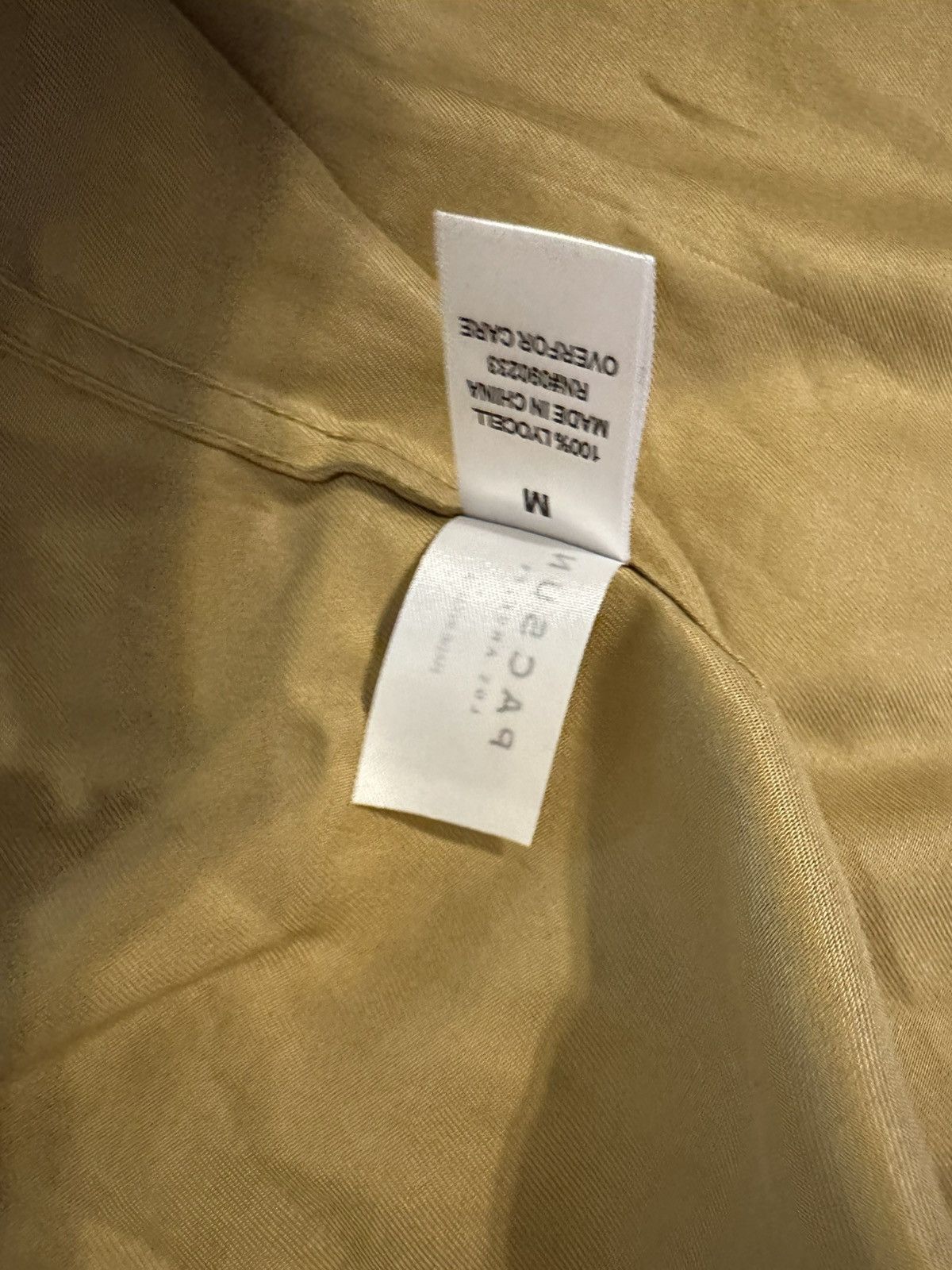 Pacsun Echo Park LA Mustard silk short sleeve button up NWT M Size US M / EU 48-50 / 2 - 7 Thumbnail