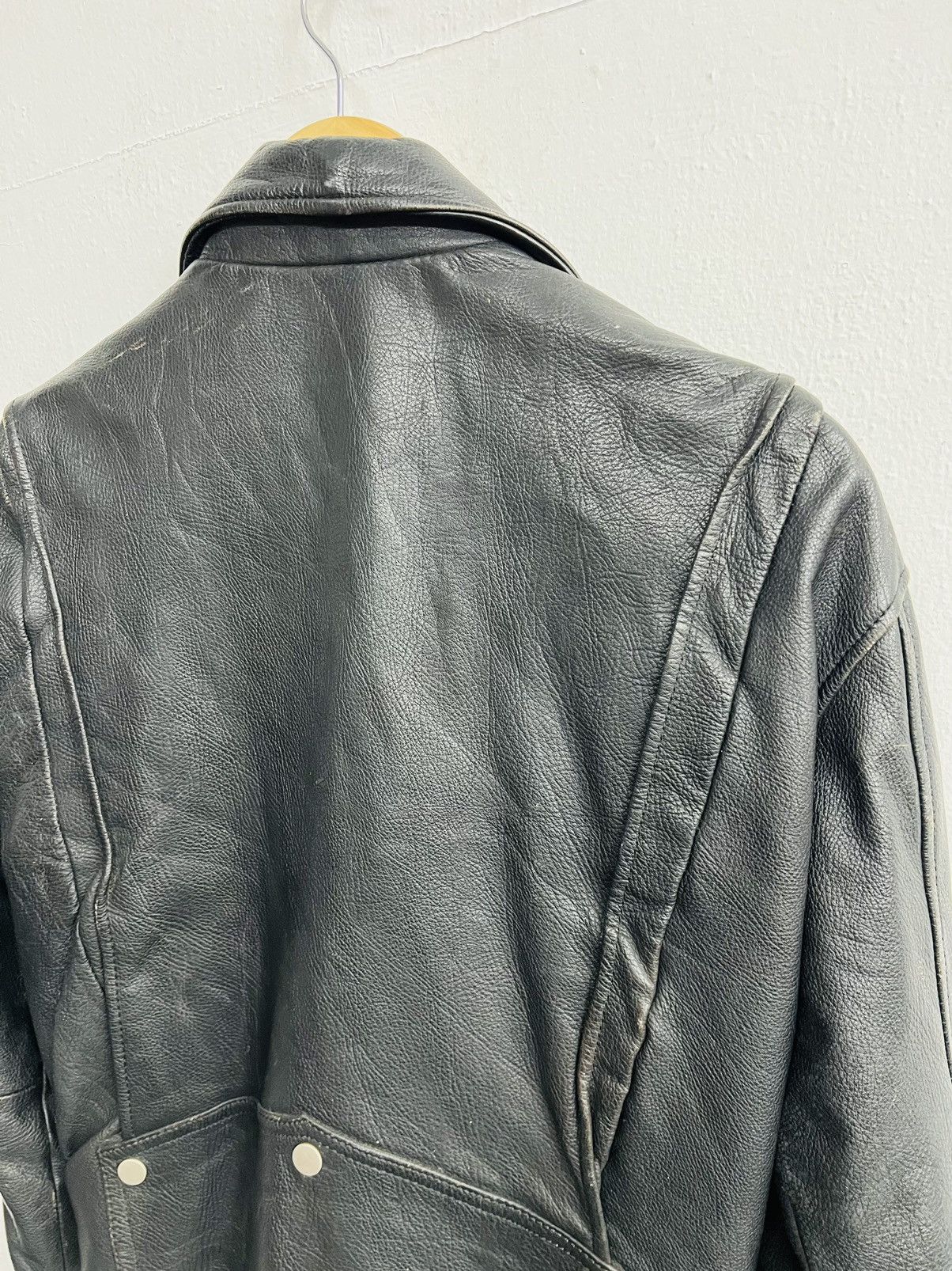 Japanese Brand VINTAGE KAKUISHI PERFECTO MOTO LEATHER JACKET Size US M / EU 48-50 / 2 - 13 Thumbnail