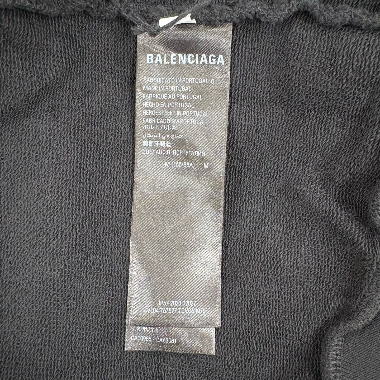 Balenciaga balenciaga logo black hoodie size m Size US M / EU 48-50 / 2 - 5 Thumbnail