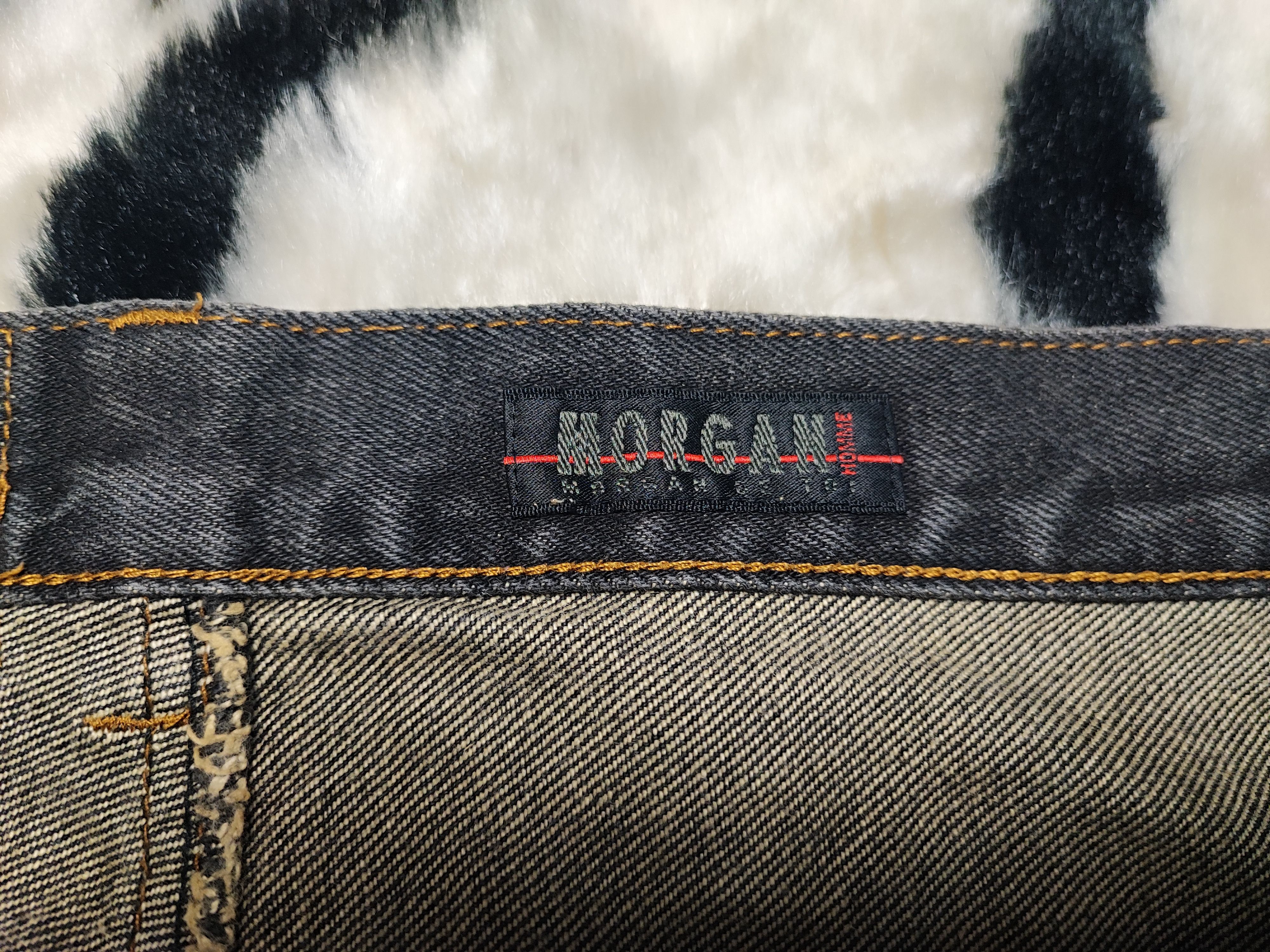 Japanese Brand Morgan Homme Patch Work Denim Size US 32 / EU 48 - 11 Thumbnail