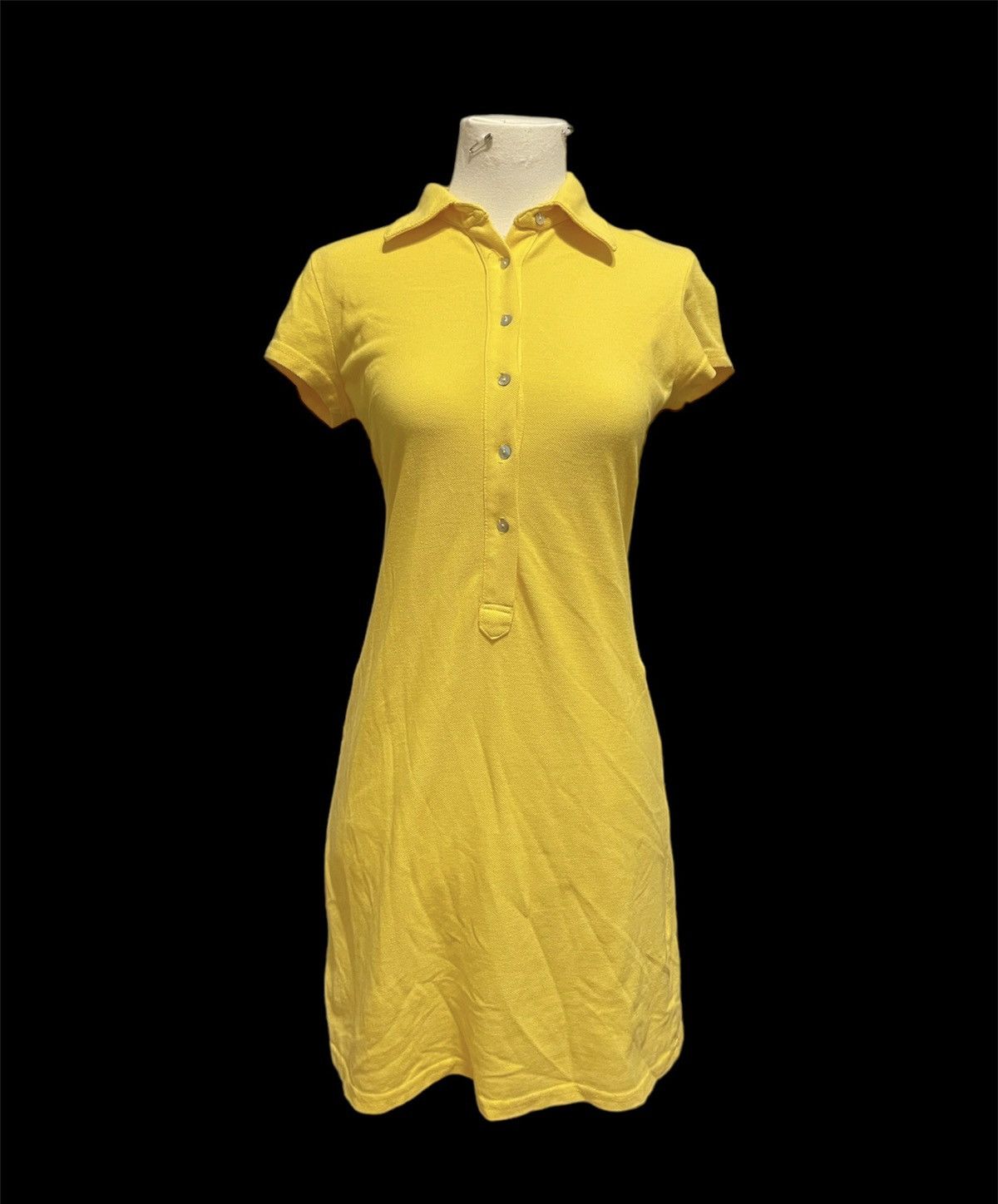 image of Juicy Couture Collared Dress in Yellow, Women's (Size Small)