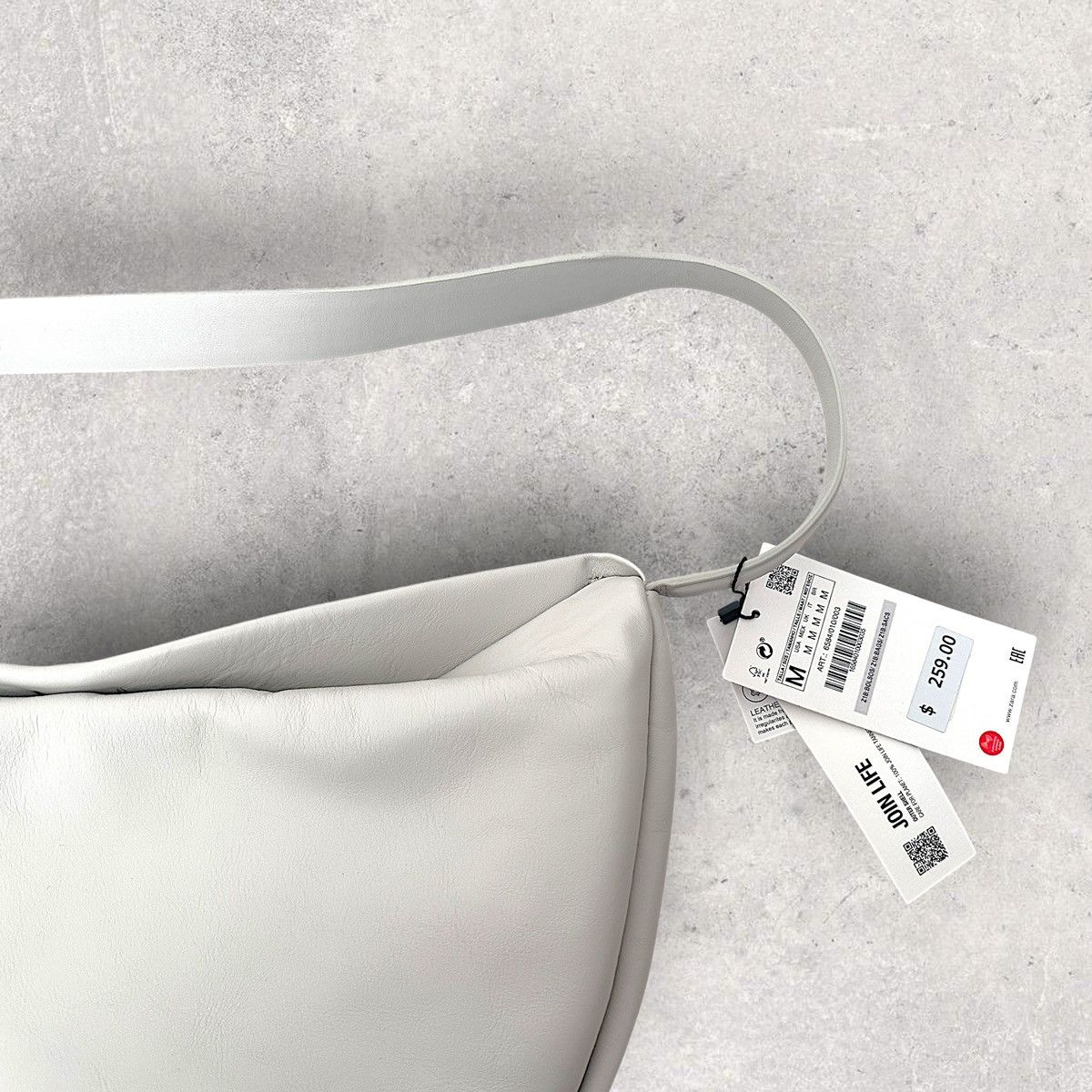 Zara Zara Limited Edition Half Moon Leather Bag Size ONE SIZE - 7 Thumbnail