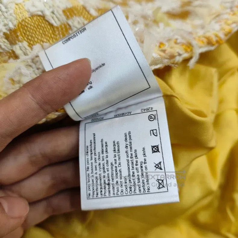 Chanel Chanel 18 Waterfall Series Silk Inner Skirt Size 42" / US 20 - 5 Thumbnail