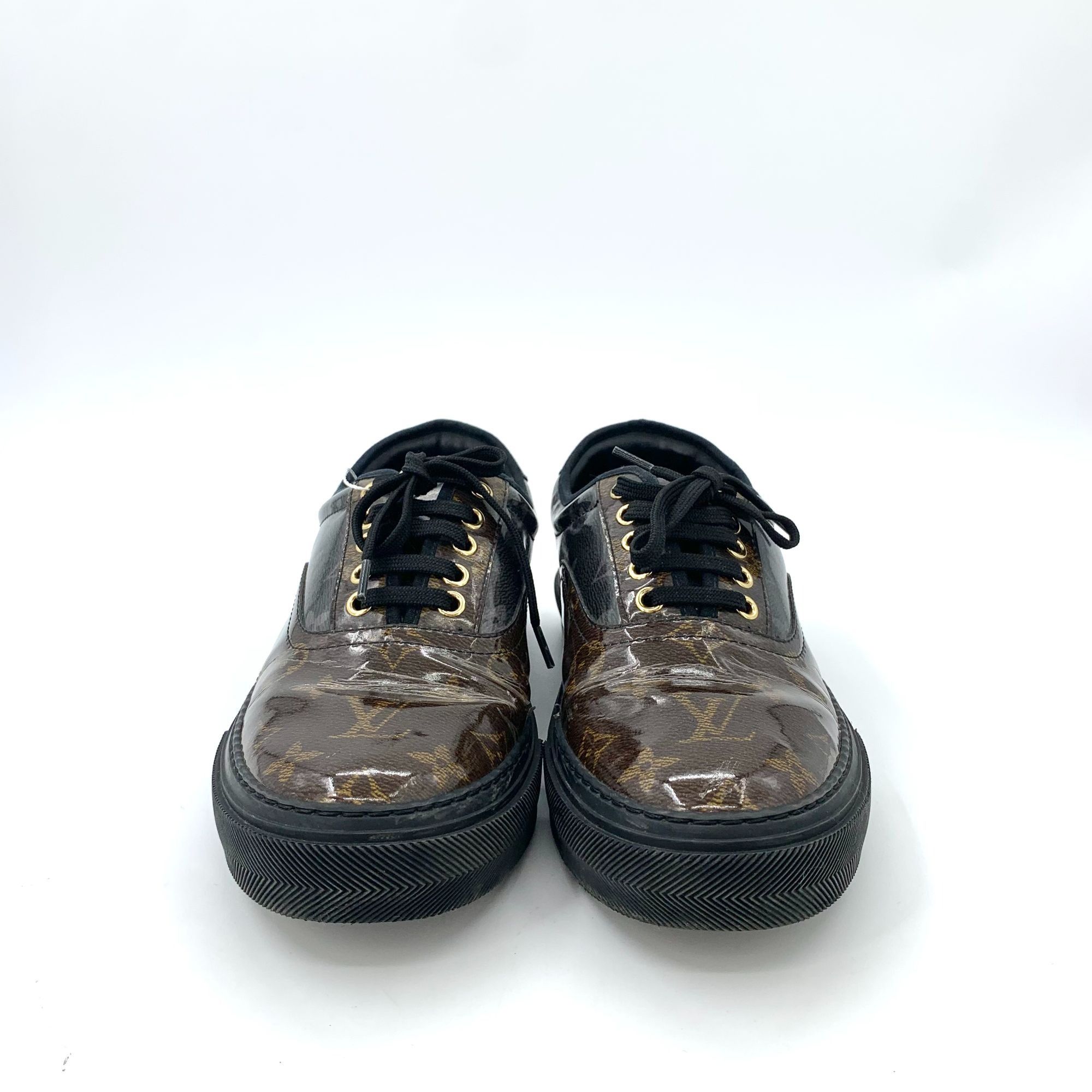 Louis Vuitton Louis Vuitton Monogram Brown & Black Low-Top Sneakers Size US 8 / EU 41 - 4 Thumbnail