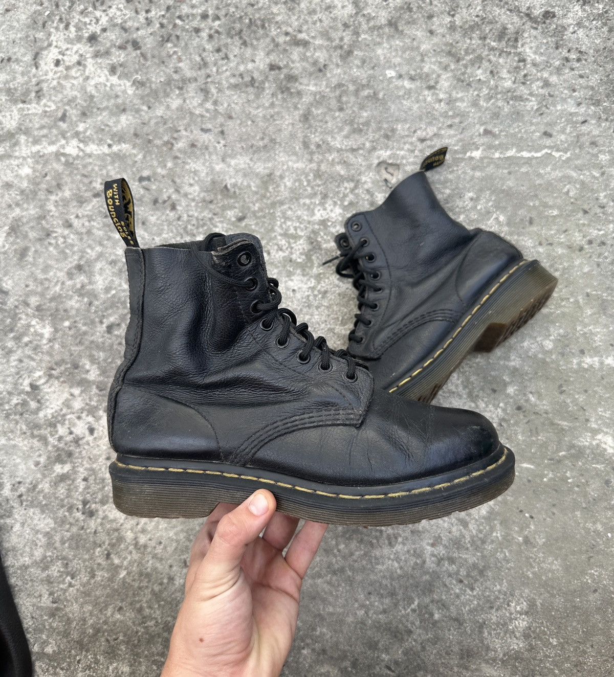 Dr. Martens Vintage High Dr.Martens Leather Boots Streetwear Casual VTg Size US 5.5 / EU 38 - 3 Thumbnail