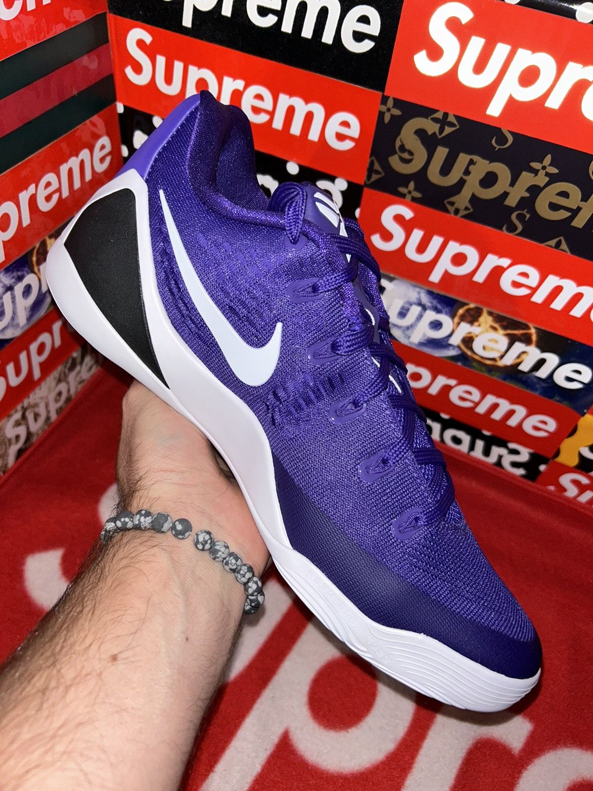 Nike Nike Kobe 9 Elite Low EM TB Court Purple IH5095-500 10 NEW Size US 10 / EU 43 - 7 Thumbnail
