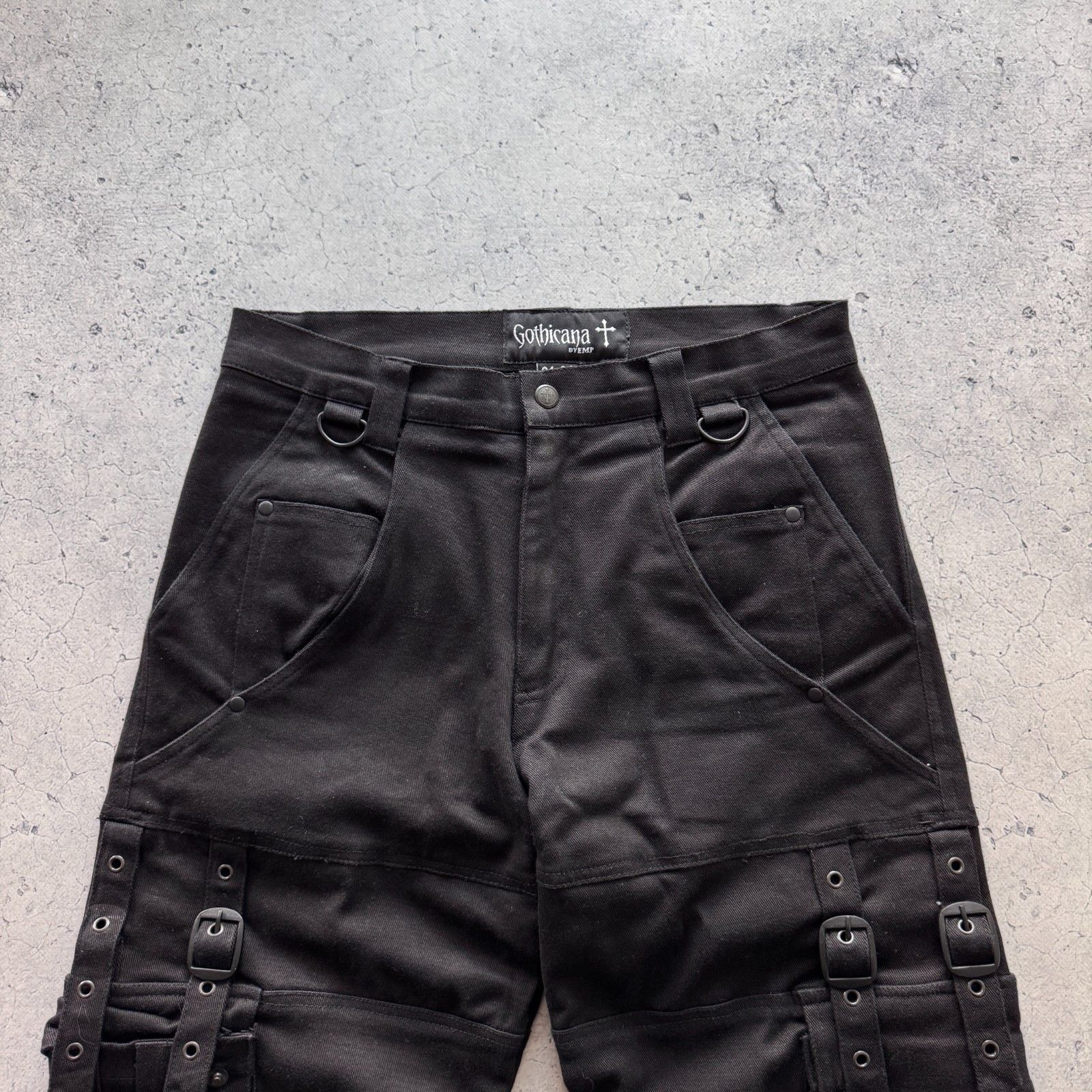 Tripp NYC Gothicana Bandage Cargo Y2K Pants Avantgarde Vintage Size US 32 / EU 48 - 6 Thumbnail