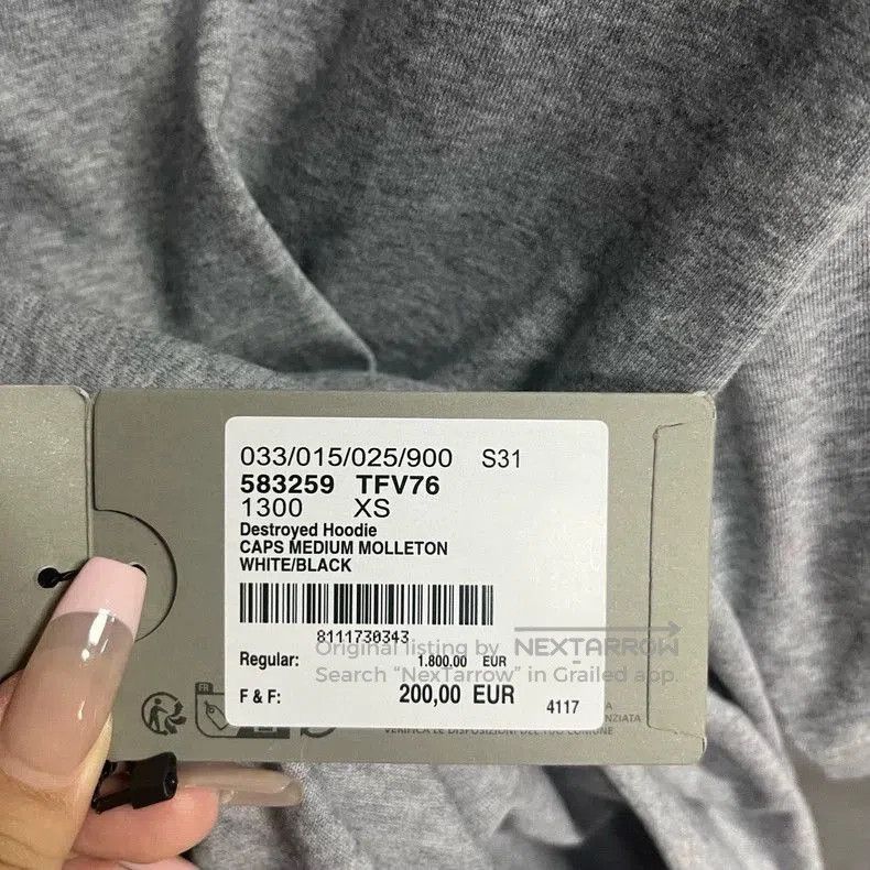 Balenciaga Balenciaga Gray Logo Print Crewneck T-Shirt. Size US XS / EU 42 / 0 - 4 Thumbnail