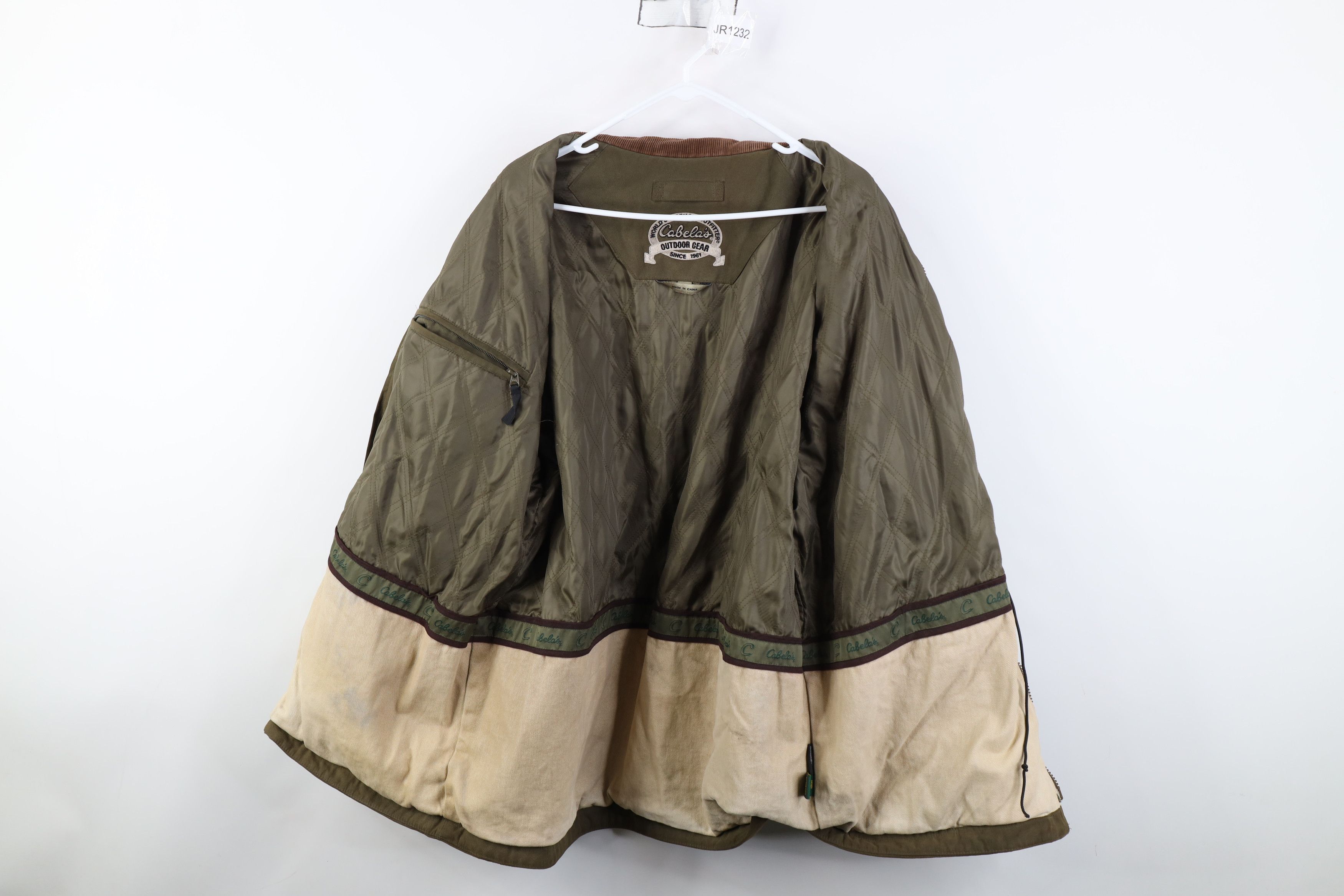 Cabelas Vintage 90s Cabelas Hunting Parka Jacket Coat Breen Size US XL / EU 56 / 4 - 10 Thumbnail
