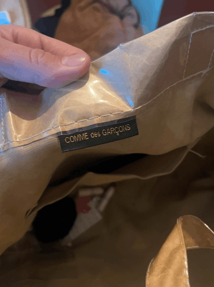 Comme des Garcons × Vintage Comme des Garcons bag paper shopper hobo beach Size ONE SIZE - 4 Thumbnail