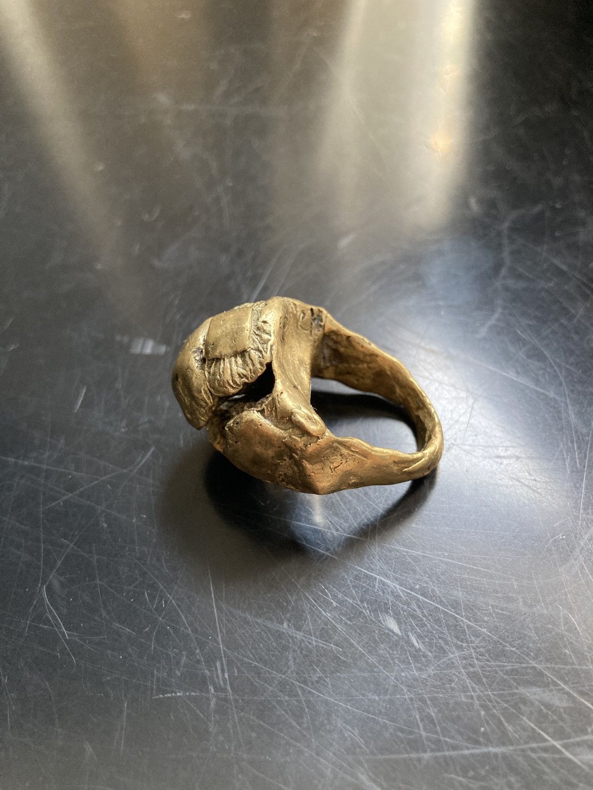 Rick Owens Rick Owens x Christiane Billet pre Hunrod Ltd. Bronze Ring Size ONE SIZE - 4 Thumbnail