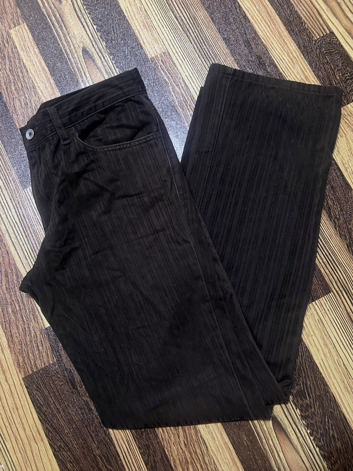 Japanese Brand Louis Chavlon Jeans Men’s Striped Pants Size US 32 / EU 48 - 1 Thumbnail